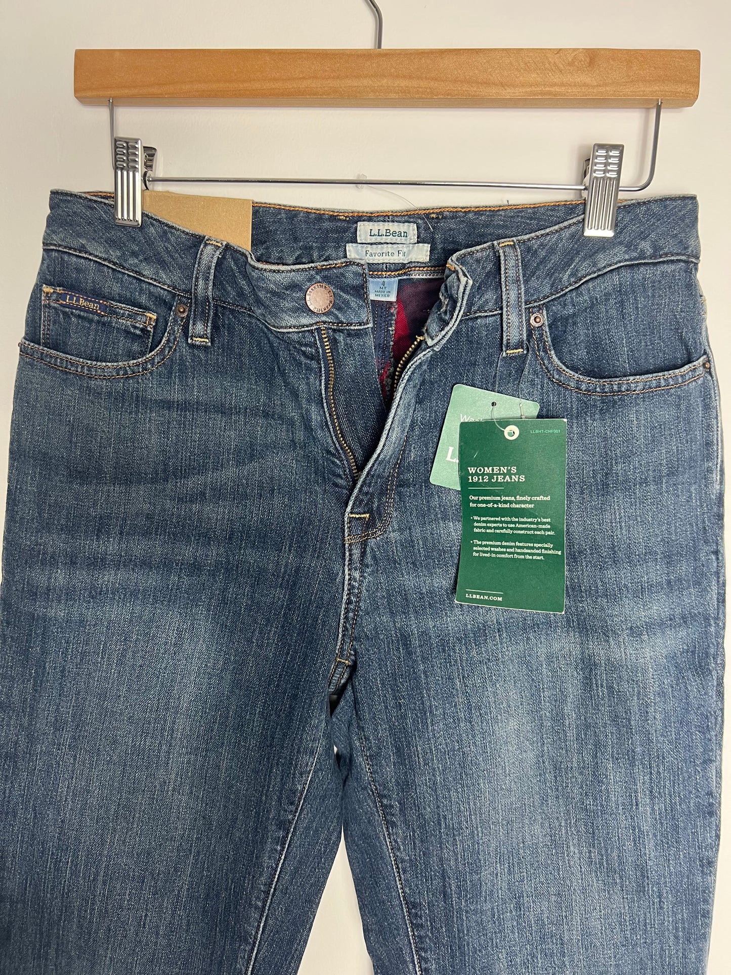 DISCONTINUED L.L.BEAN 1912 FAVORITE FIT