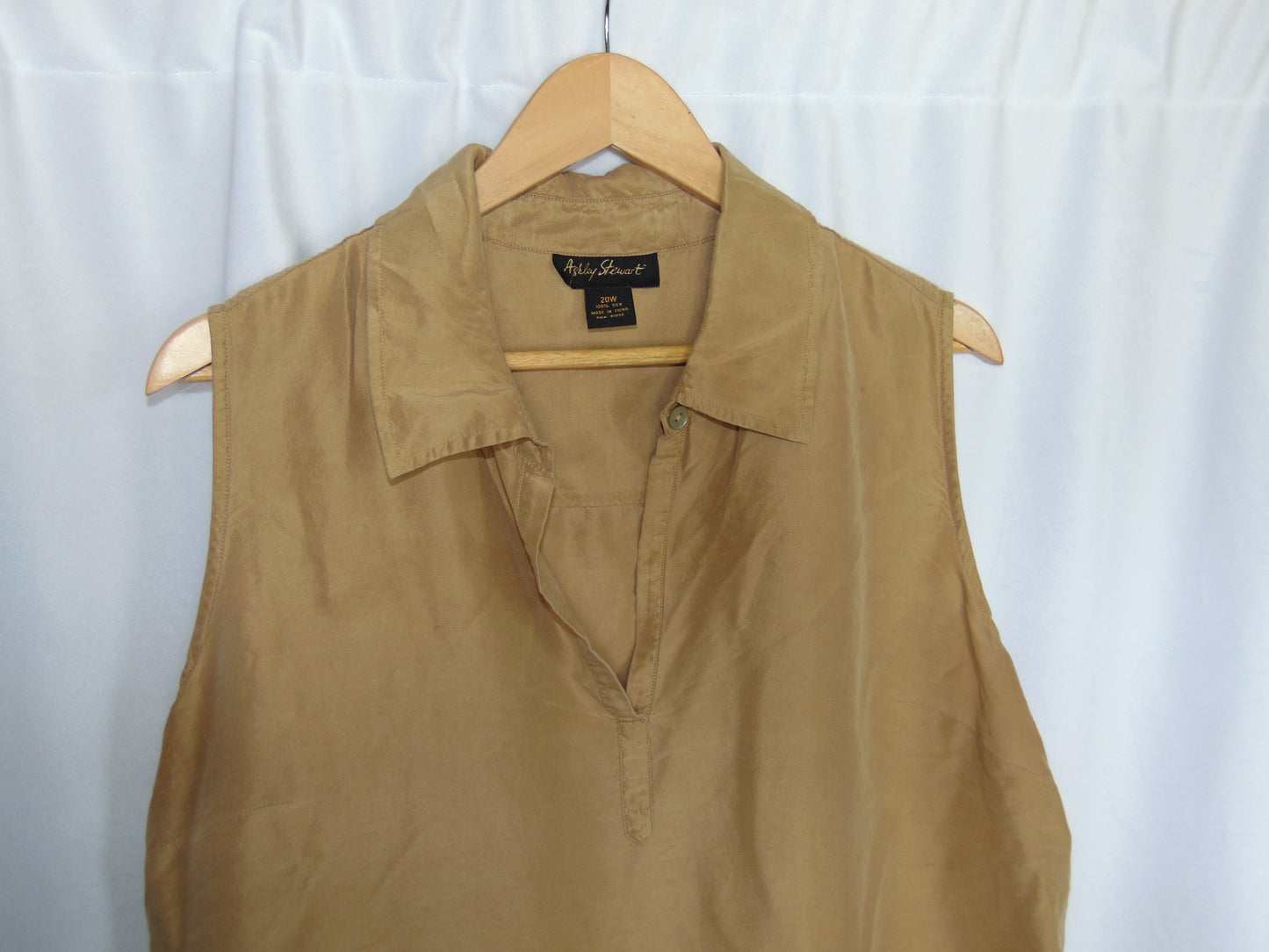 100% SILK ASHLEY STEWART BLOUSE