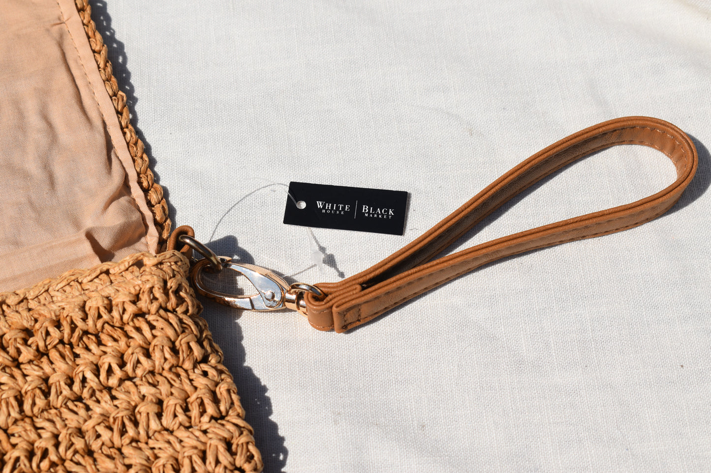 RATTAN WRISTLET/CLUTCH