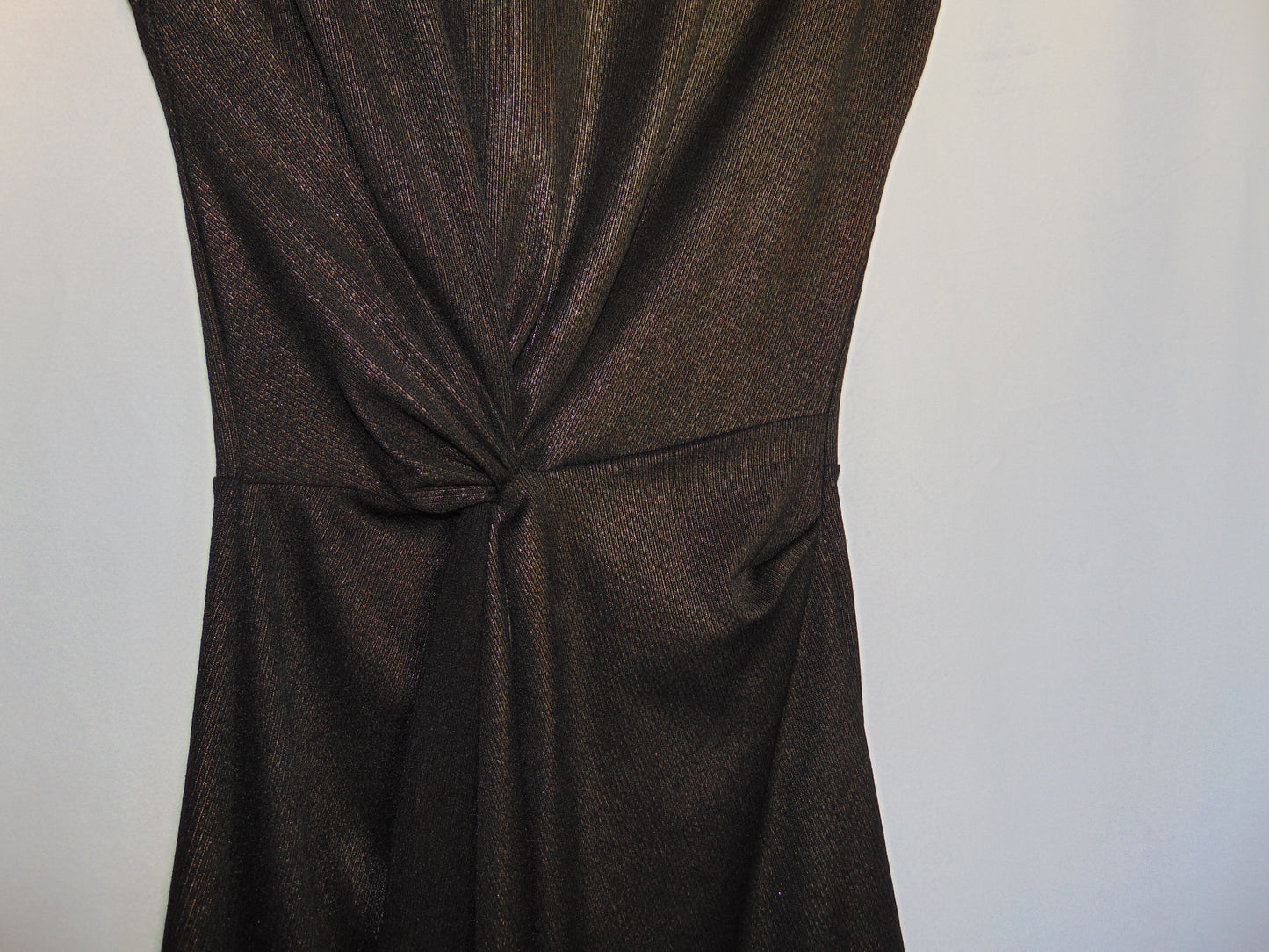 BISHOP + YOUNG METALLIC MINI DRESS