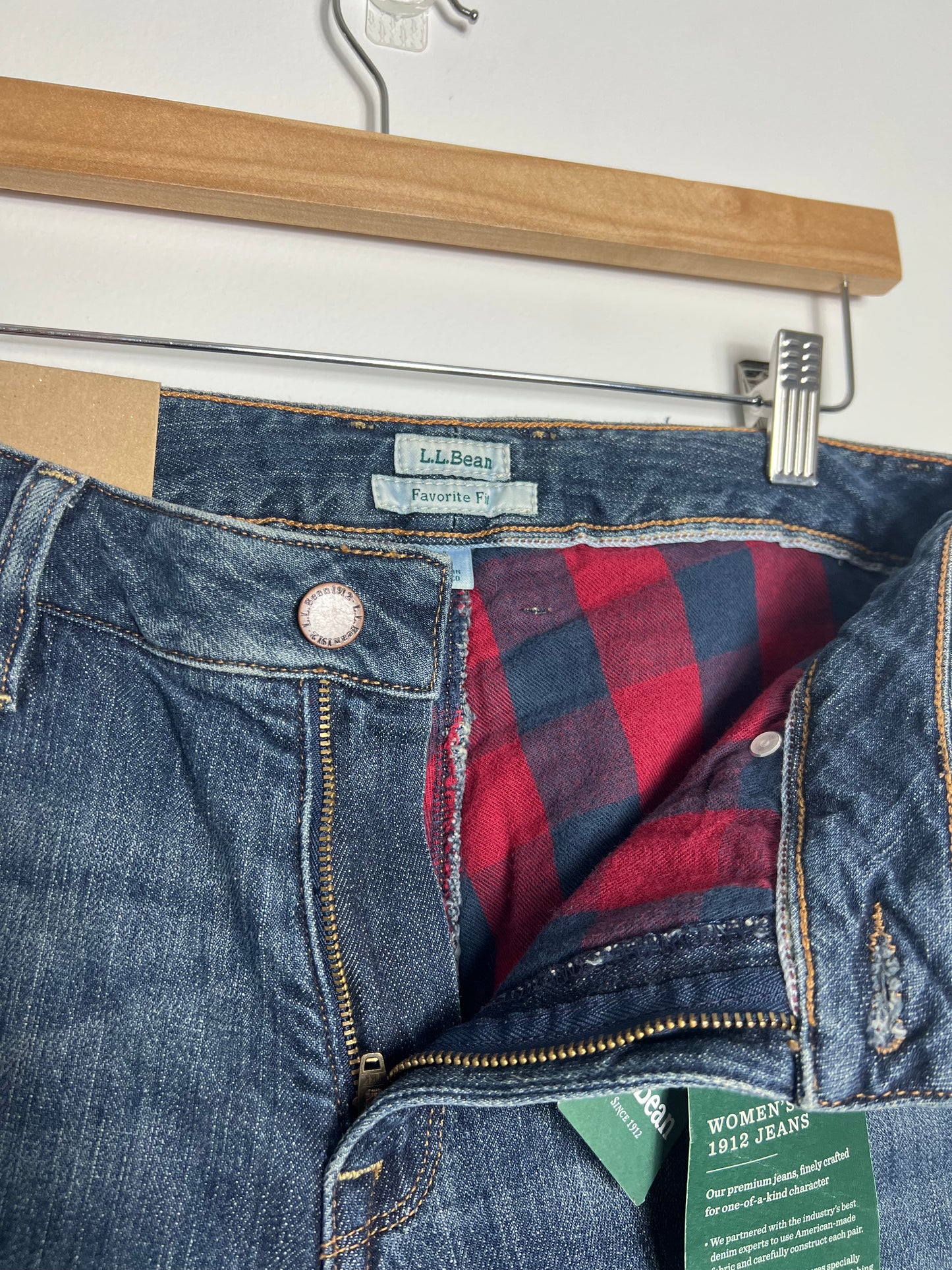 DISCONTINUED L.L.BEAN 1912 FAVORITE FIT