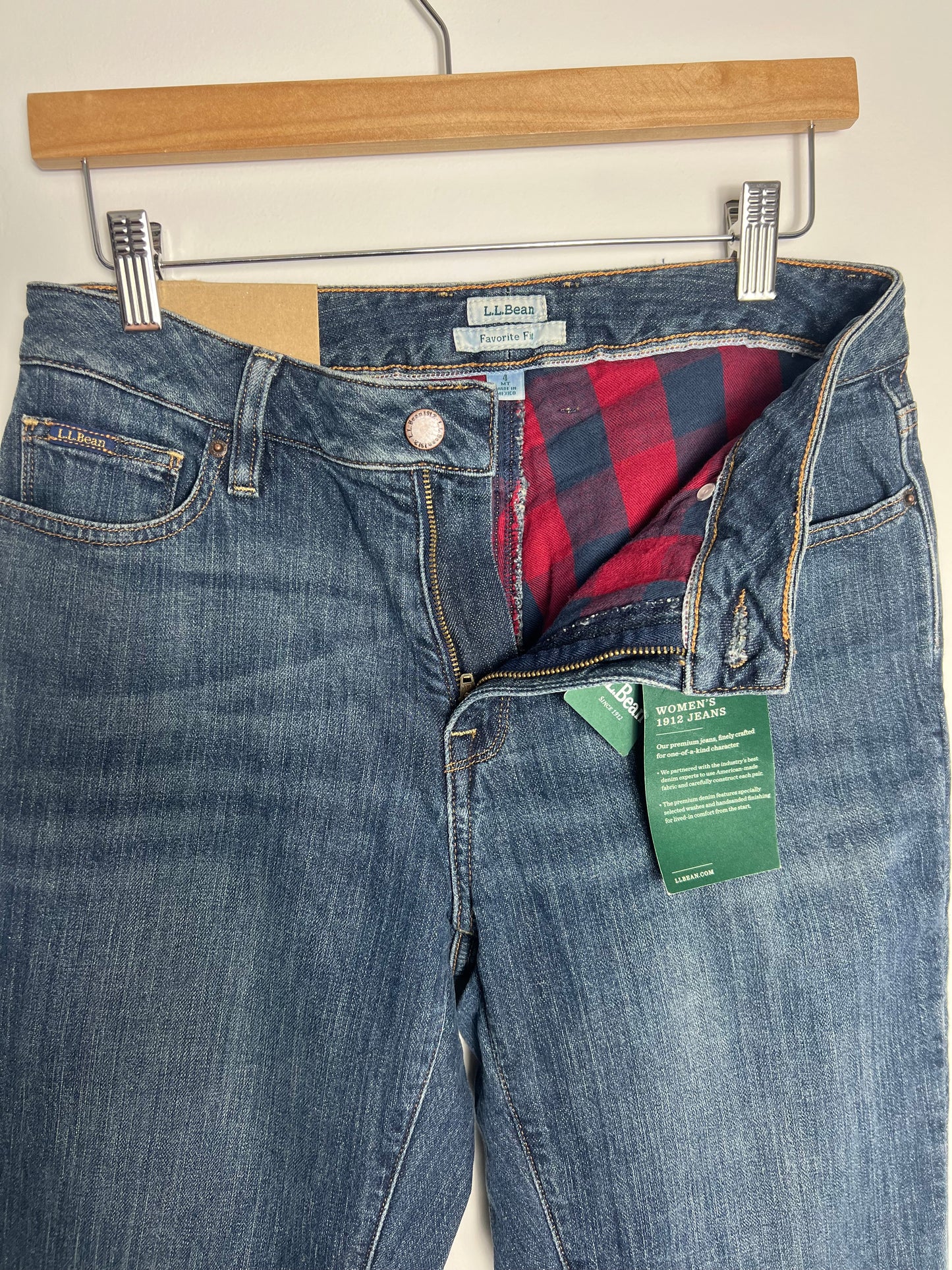DISCONTINUED L.L.BEAN 1912 FAVORITE FIT