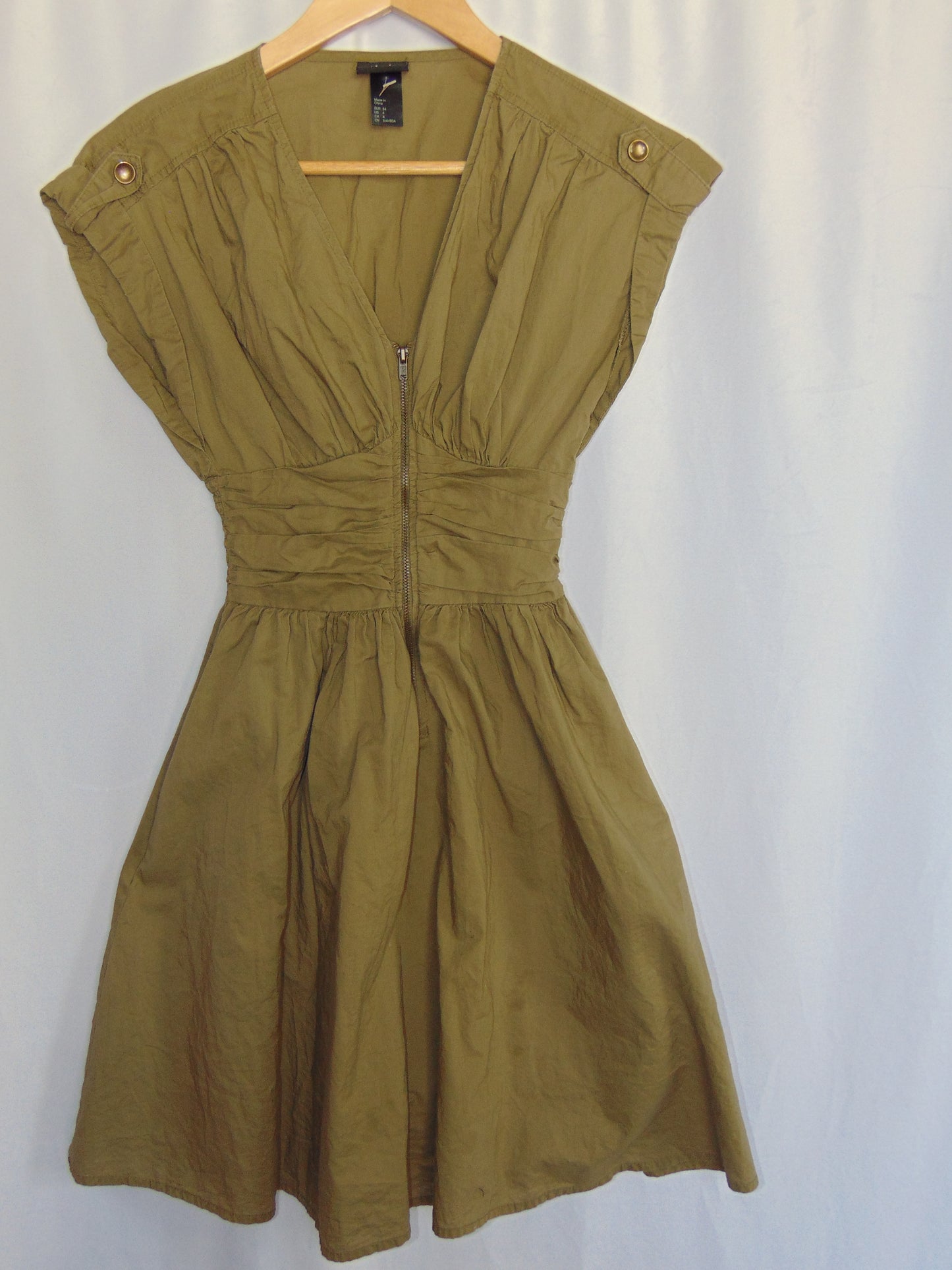 CINCHED CARGO DRESS