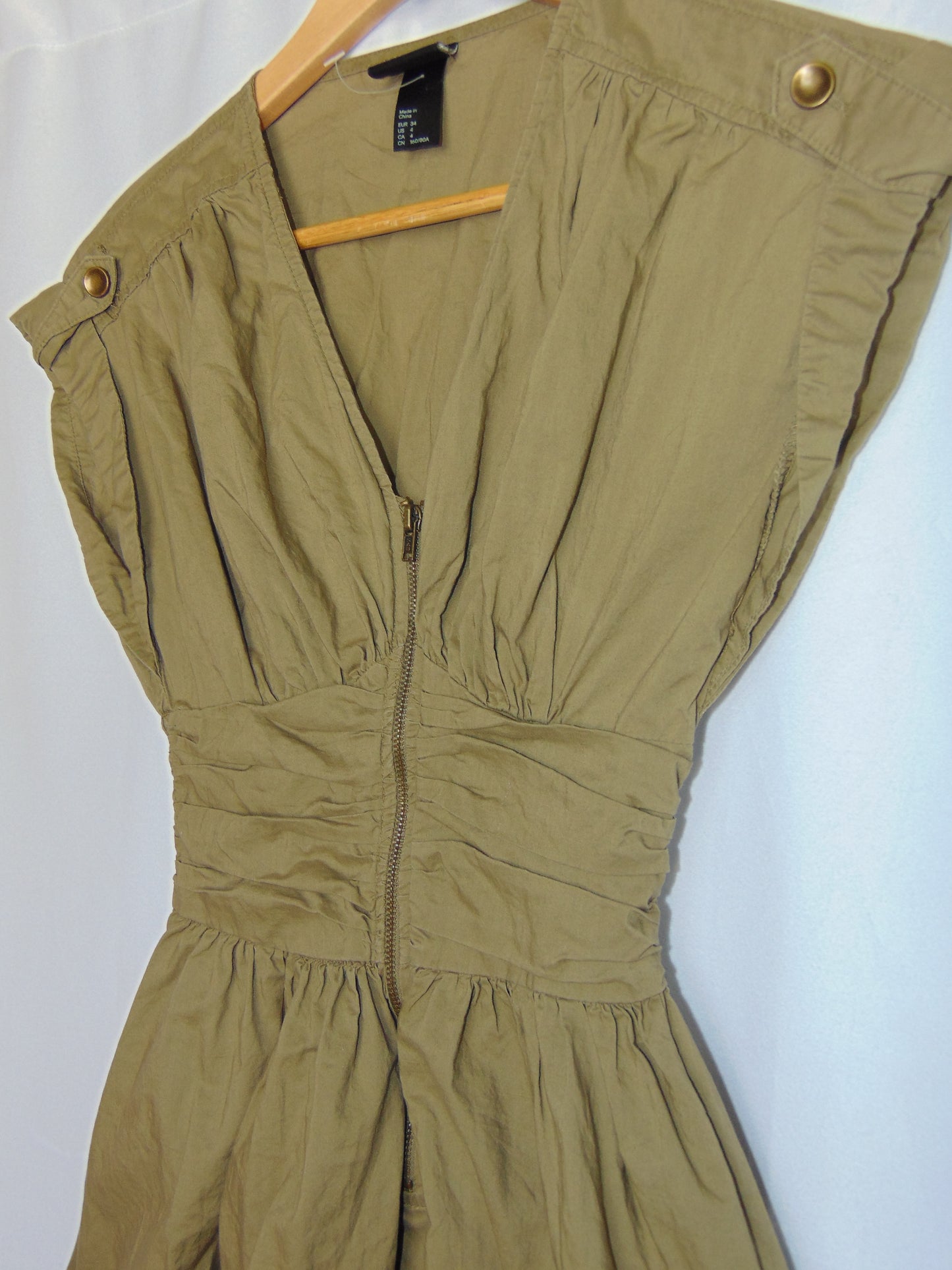 CINCHED CARGO DRESS