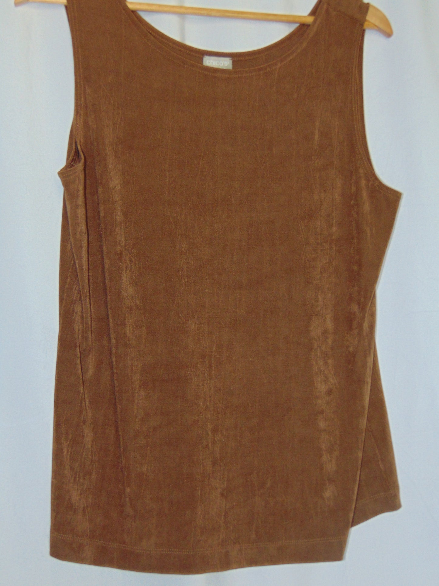 CHICO'S CARAMEL TOP
