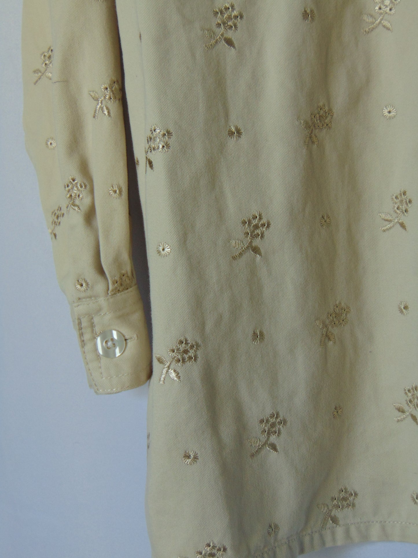 MONOCHROME EMBROIDERED SHACKET