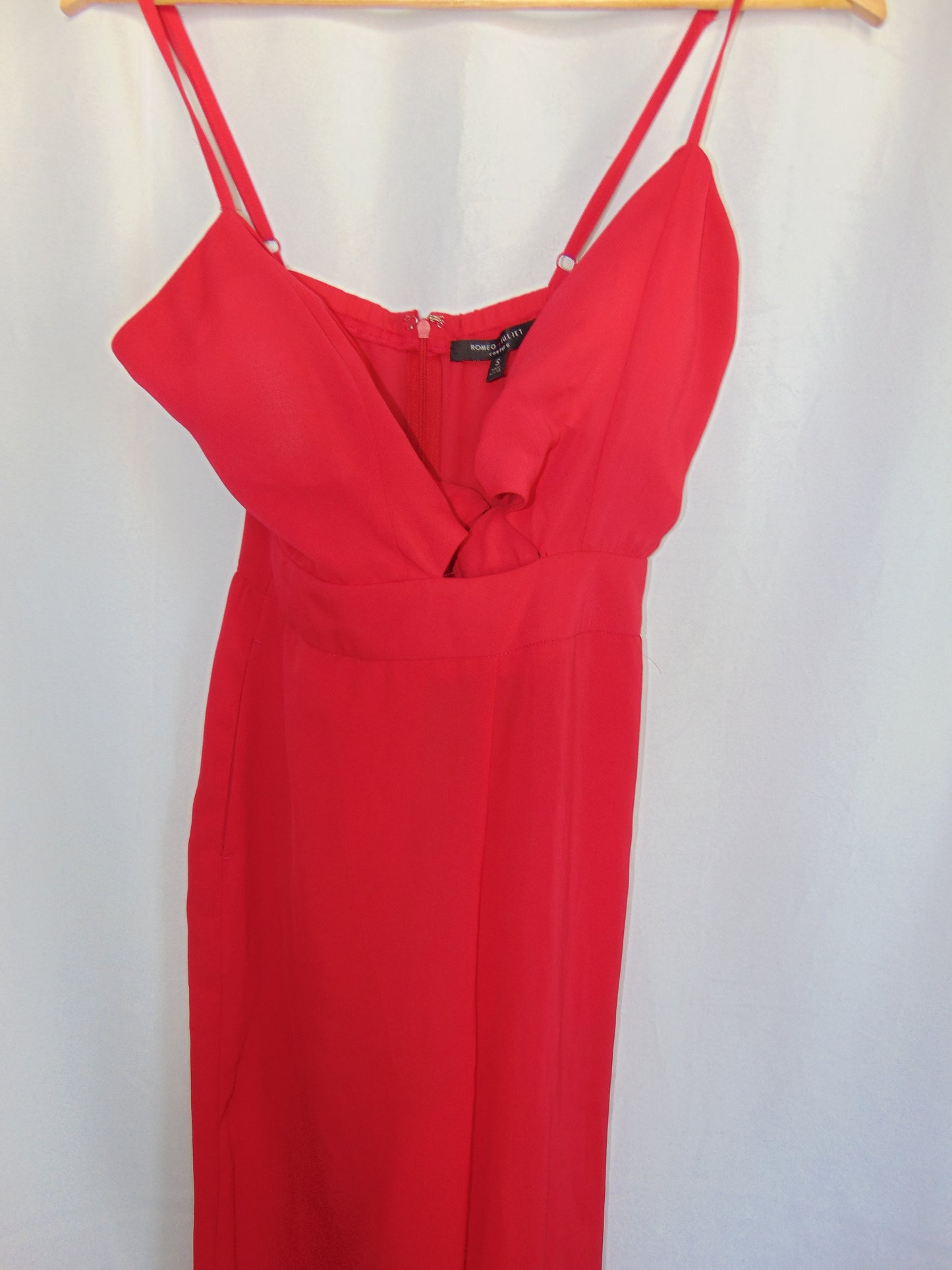 ROMEO & JULIET RED TIE ROMPER