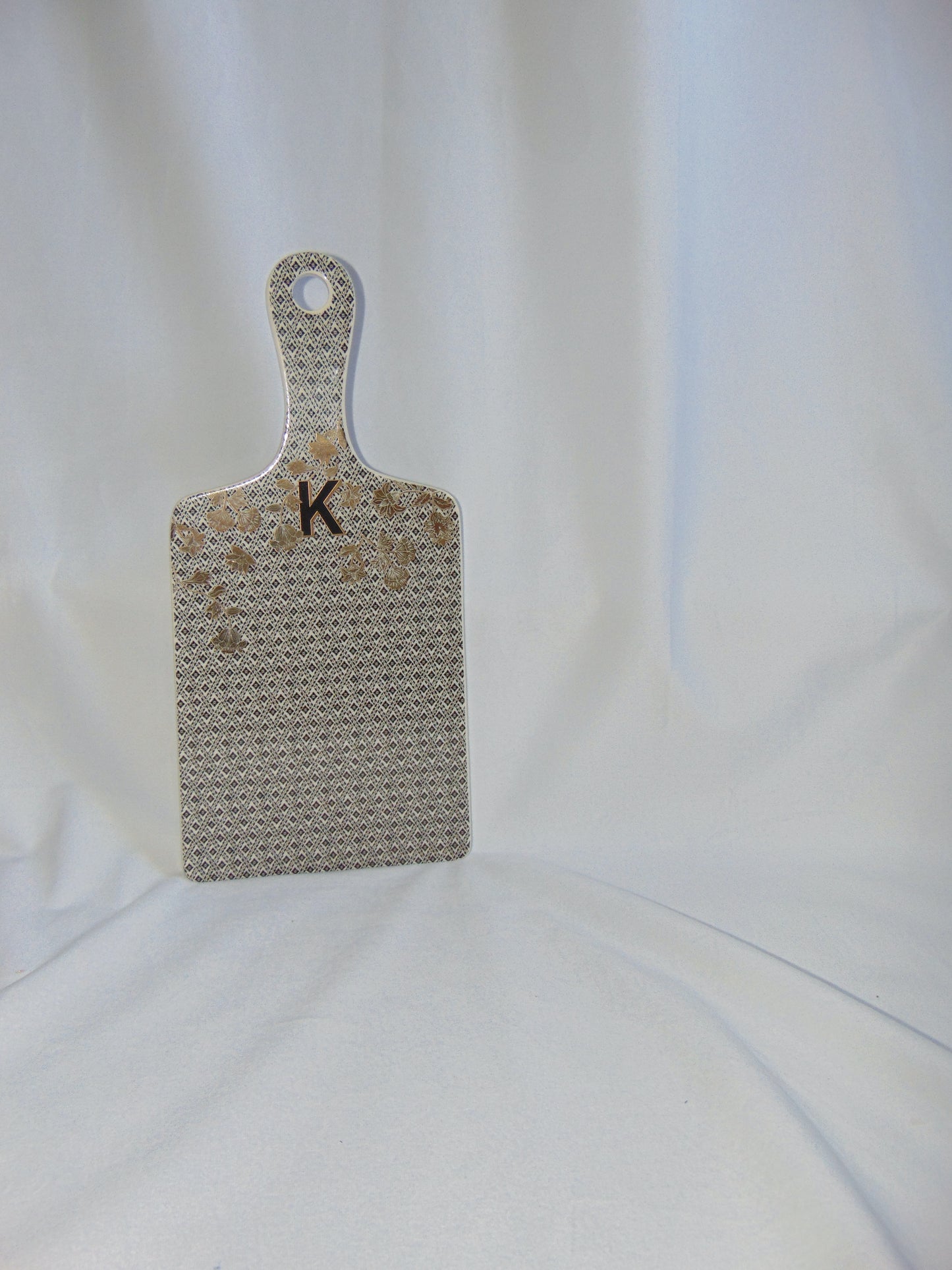 "K" MONOGRAM ANTRHOPOLOGIE CHARCUTERIE/CHEESE BOARD