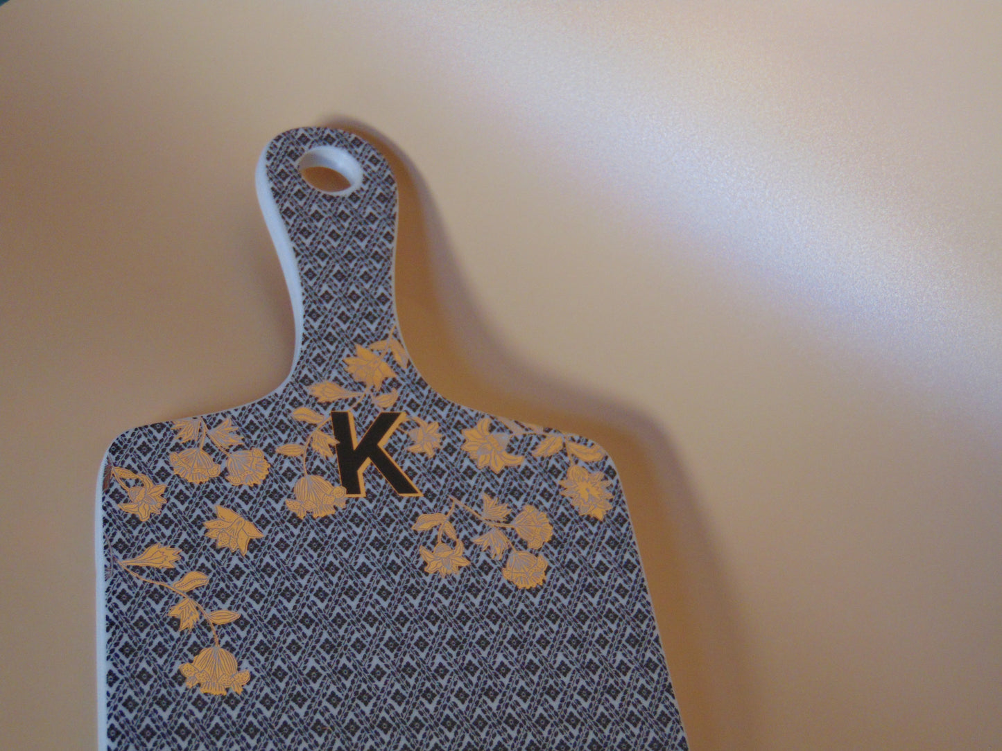 "K" MONOGRAM ANTRHOPOLOGIE CHARCUTERIE/CHEESE BOARD