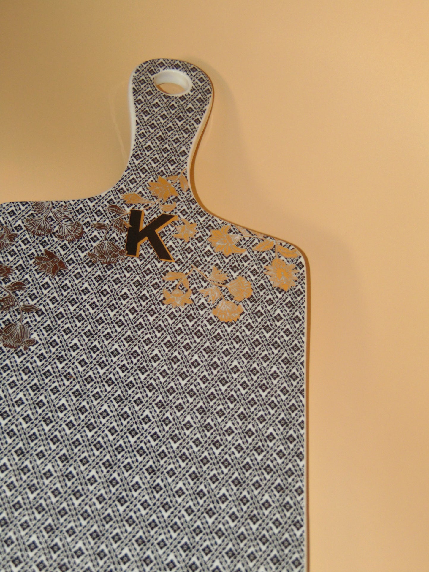 "K" MONOGRAM ANTRHOPOLOGIE CHARCUTERIE/CHEESE BOARD