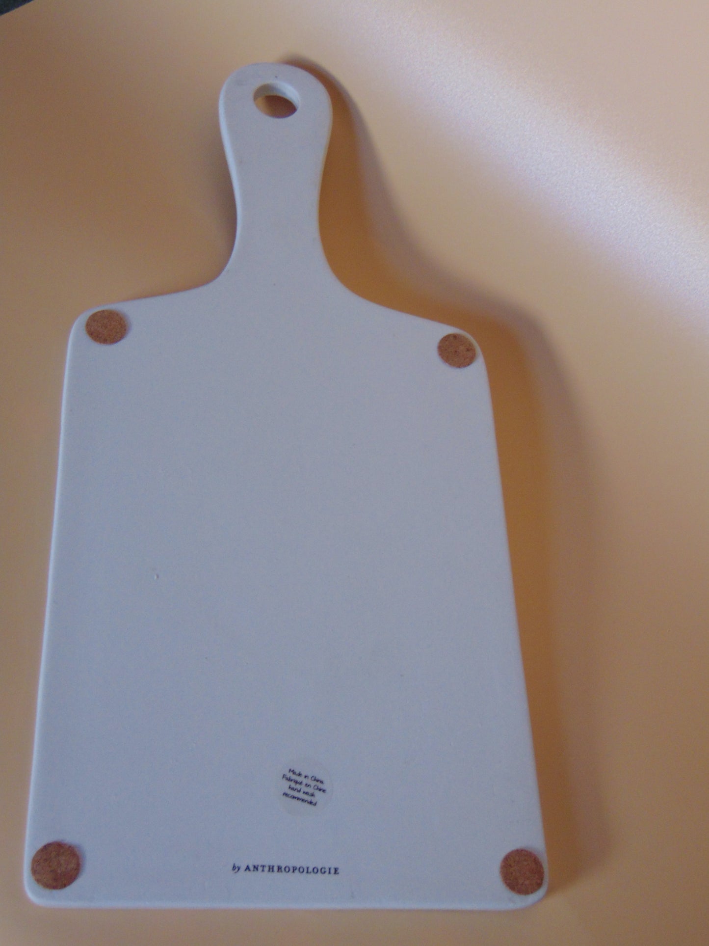 "K" MONOGRAM ANTRHOPOLOGIE CHARCUTERIE/CHEESE BOARD