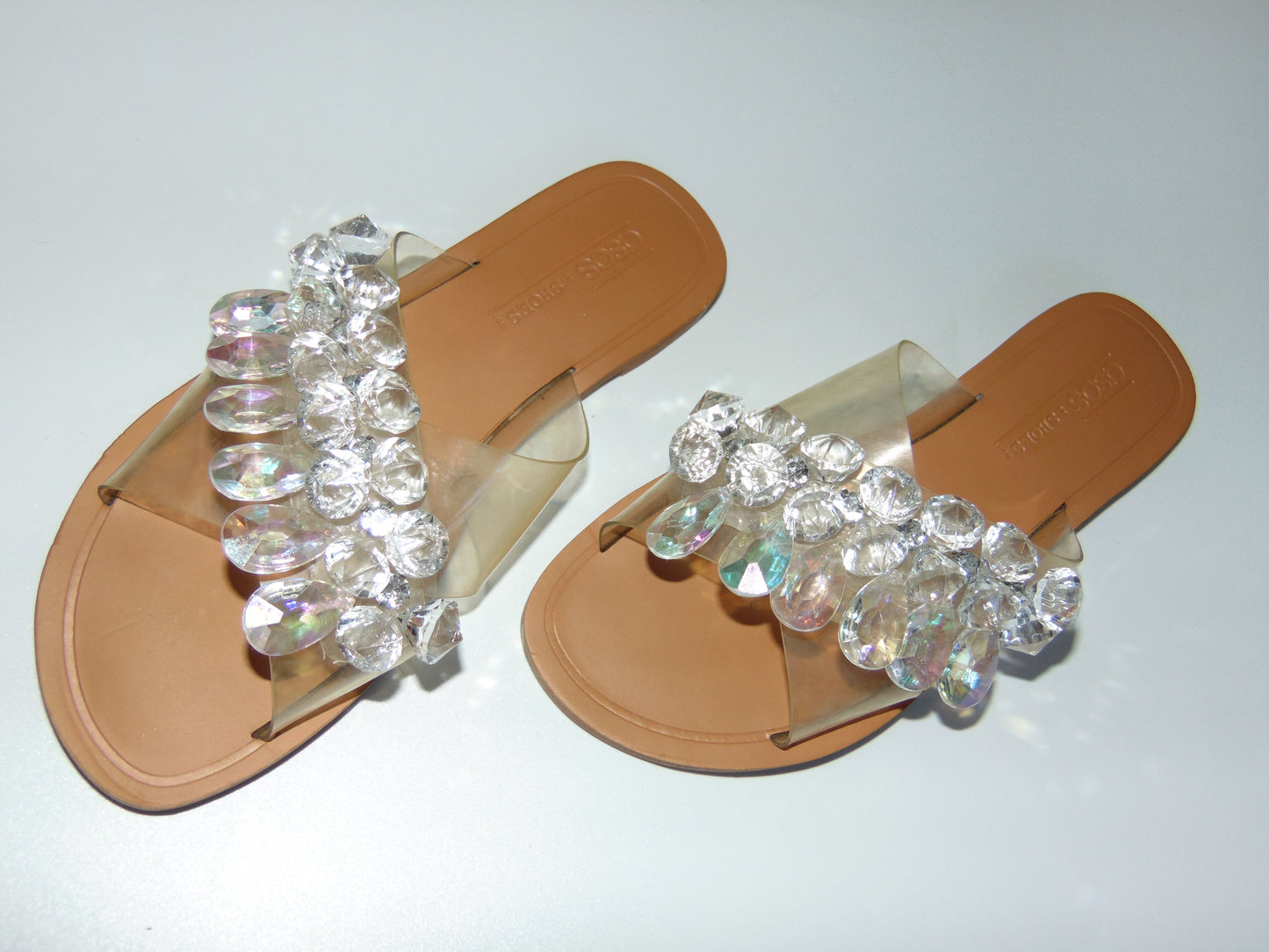 ASOS BEDAZZLED SANDALS