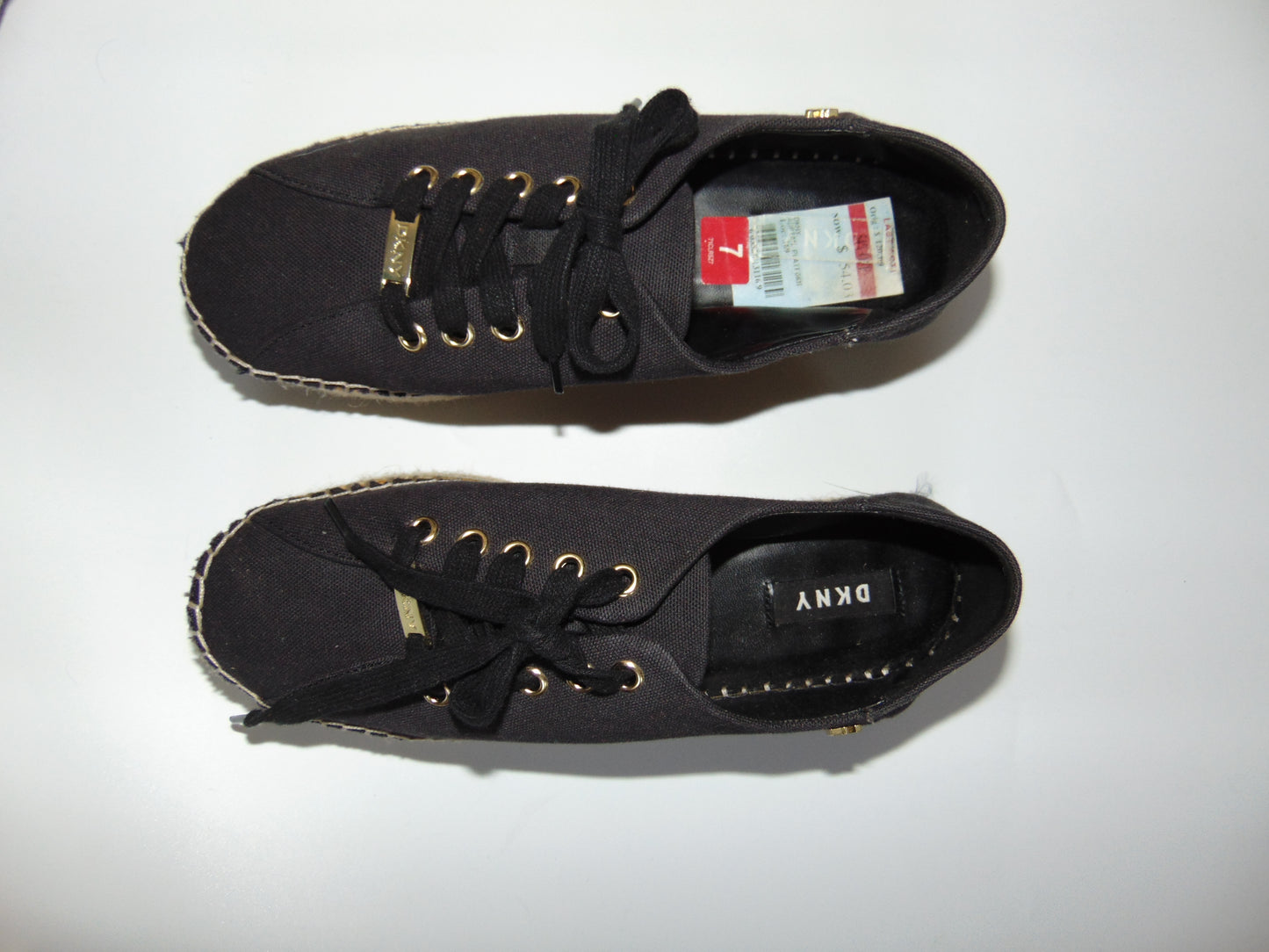 DKNY CANVAS PLATFORM ESPADRILLE