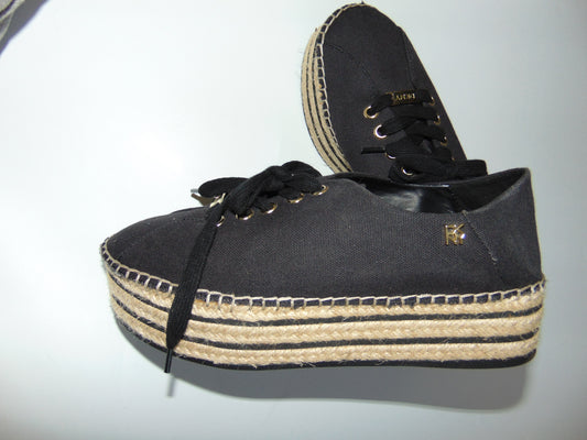 DKNY CANVAS PLATFORM ESPADRILLE