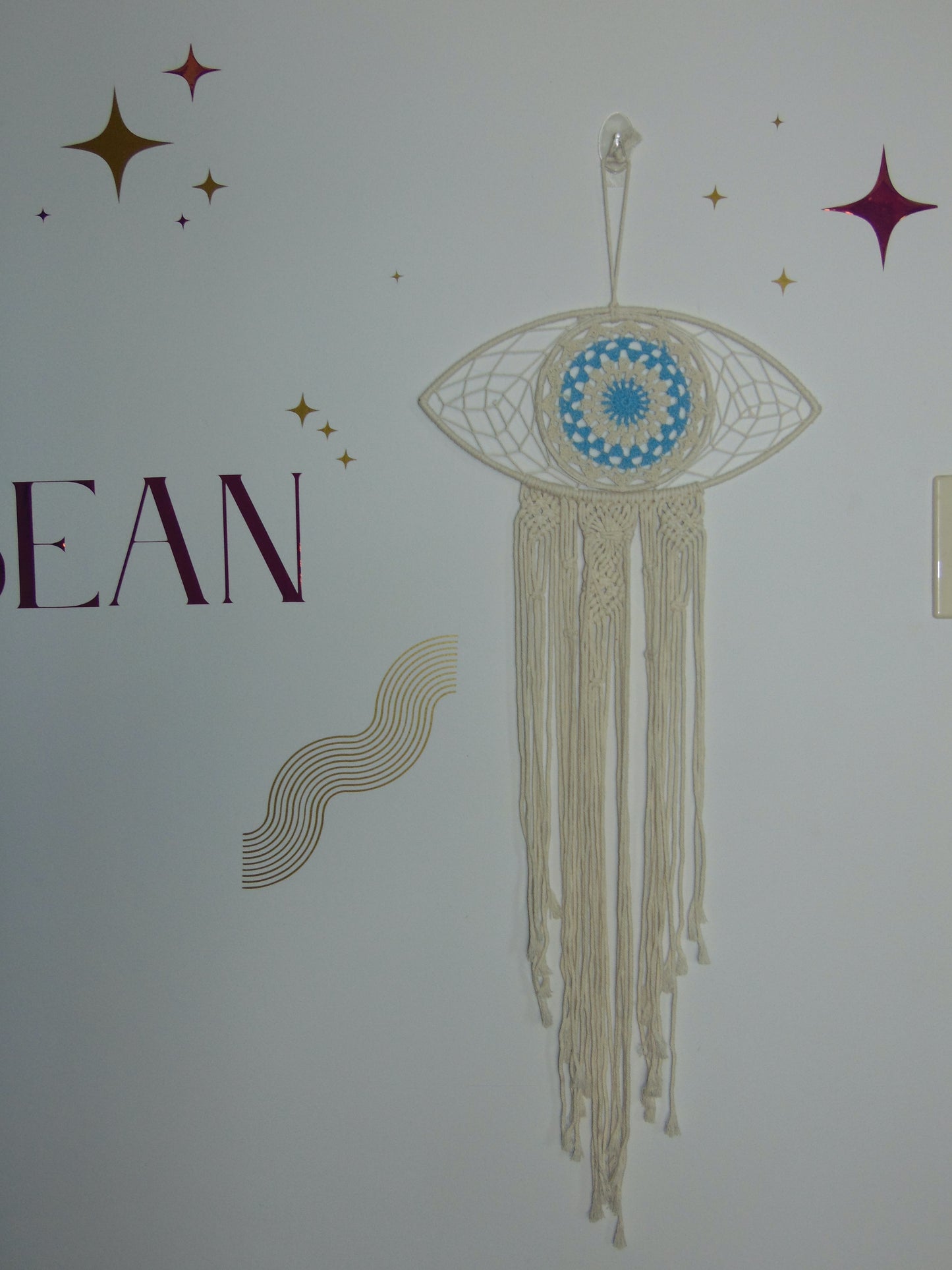 EVIL EYE MACRAME WALL HANGING DECOR