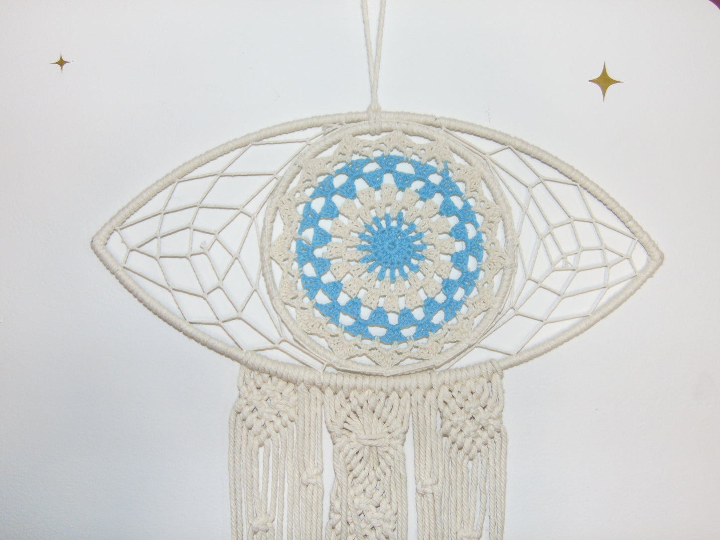 EVIL EYE MACRAME WALL HANGING DECOR