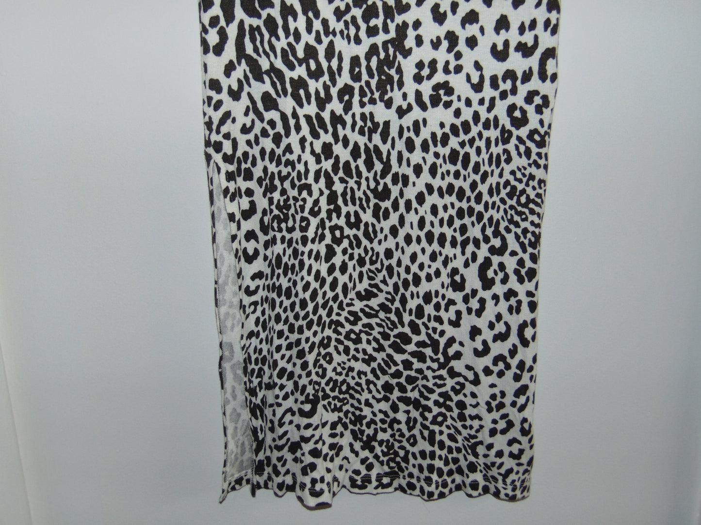 WHITE & BROWN ANIMAL PRINT SKIRT