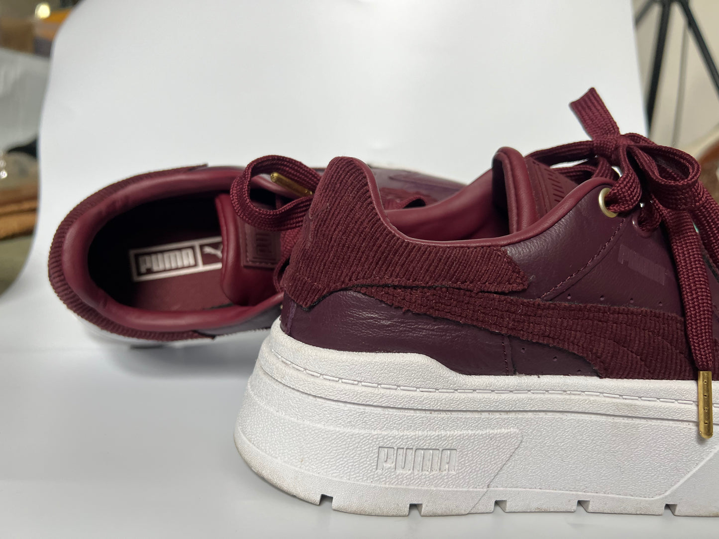 Puma Mayze Stack Edgy Cord Platform sneakers