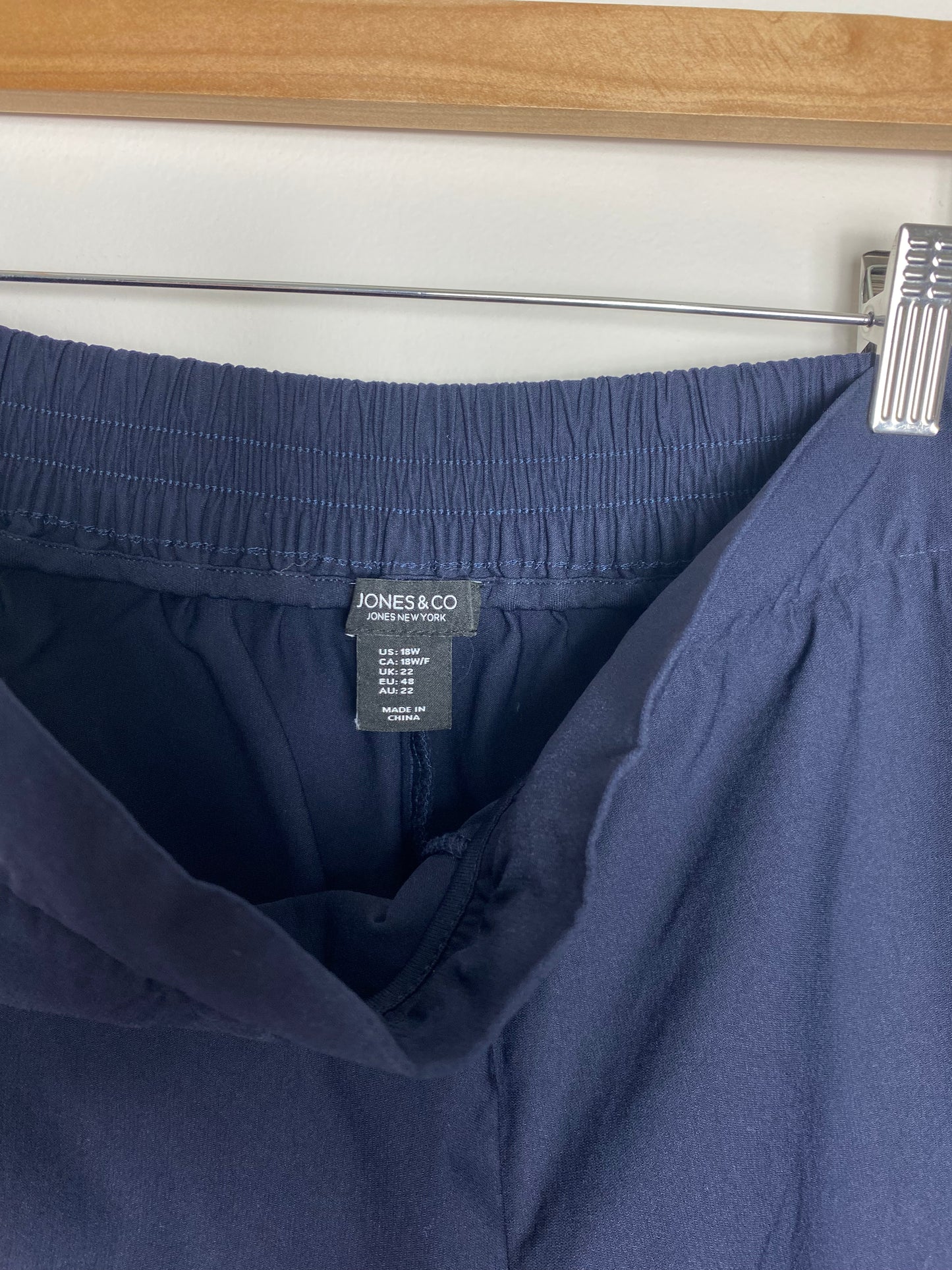 NAVY BLUE JONES & CO CHINOS