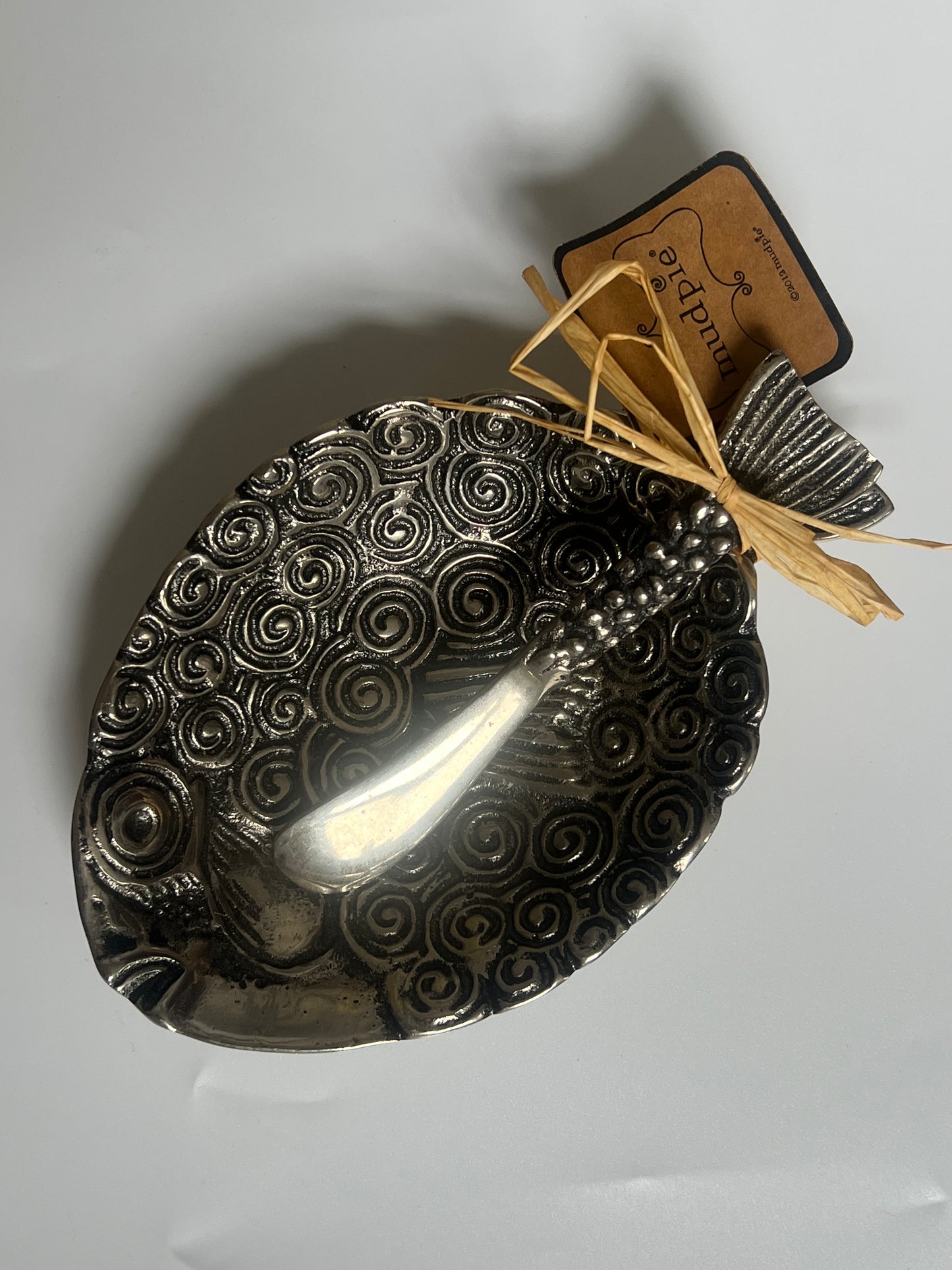 NWT MUDPIE METAL FISH DIP CUP SET