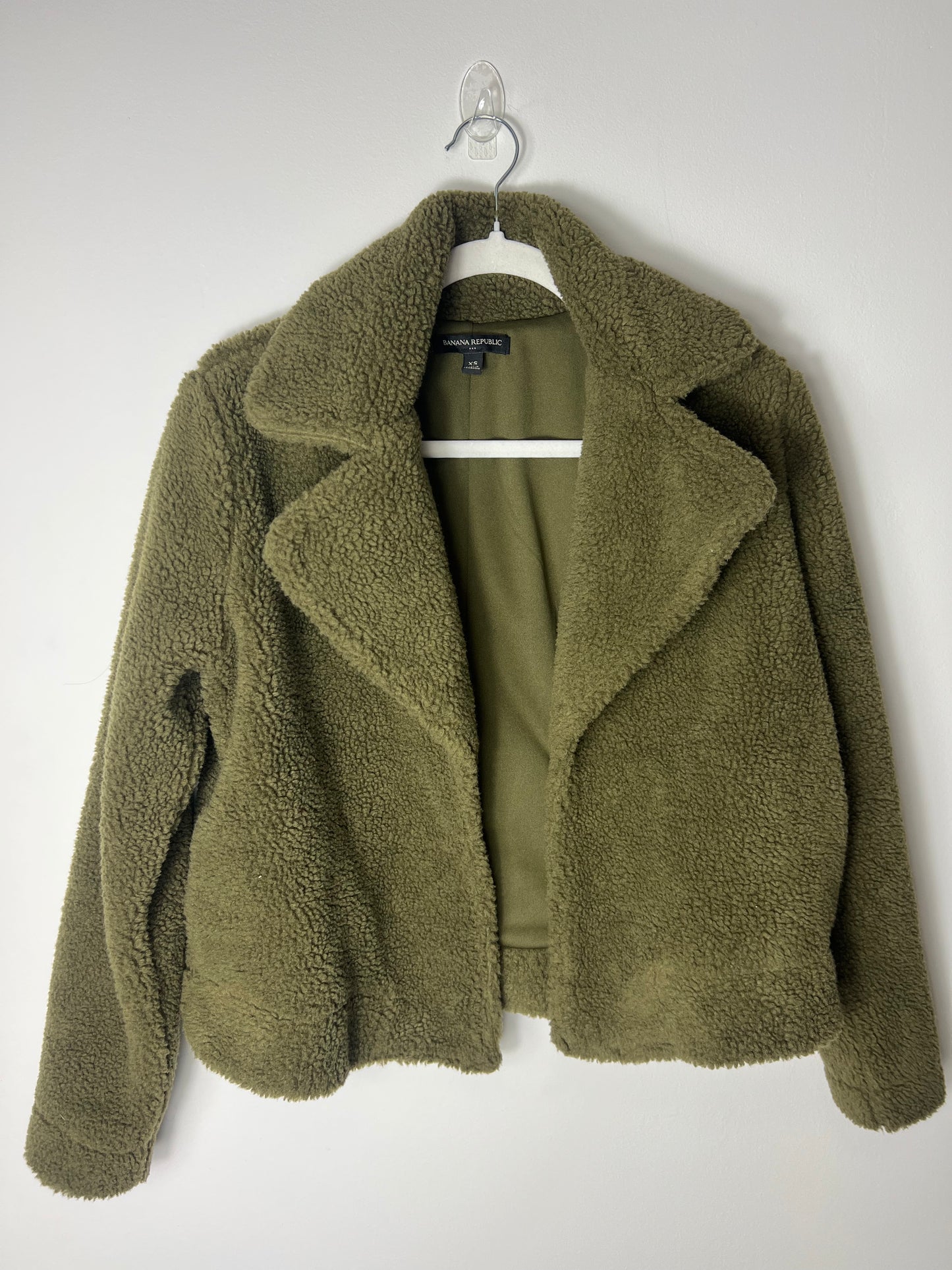 CROPPED SHERPA BLAZER