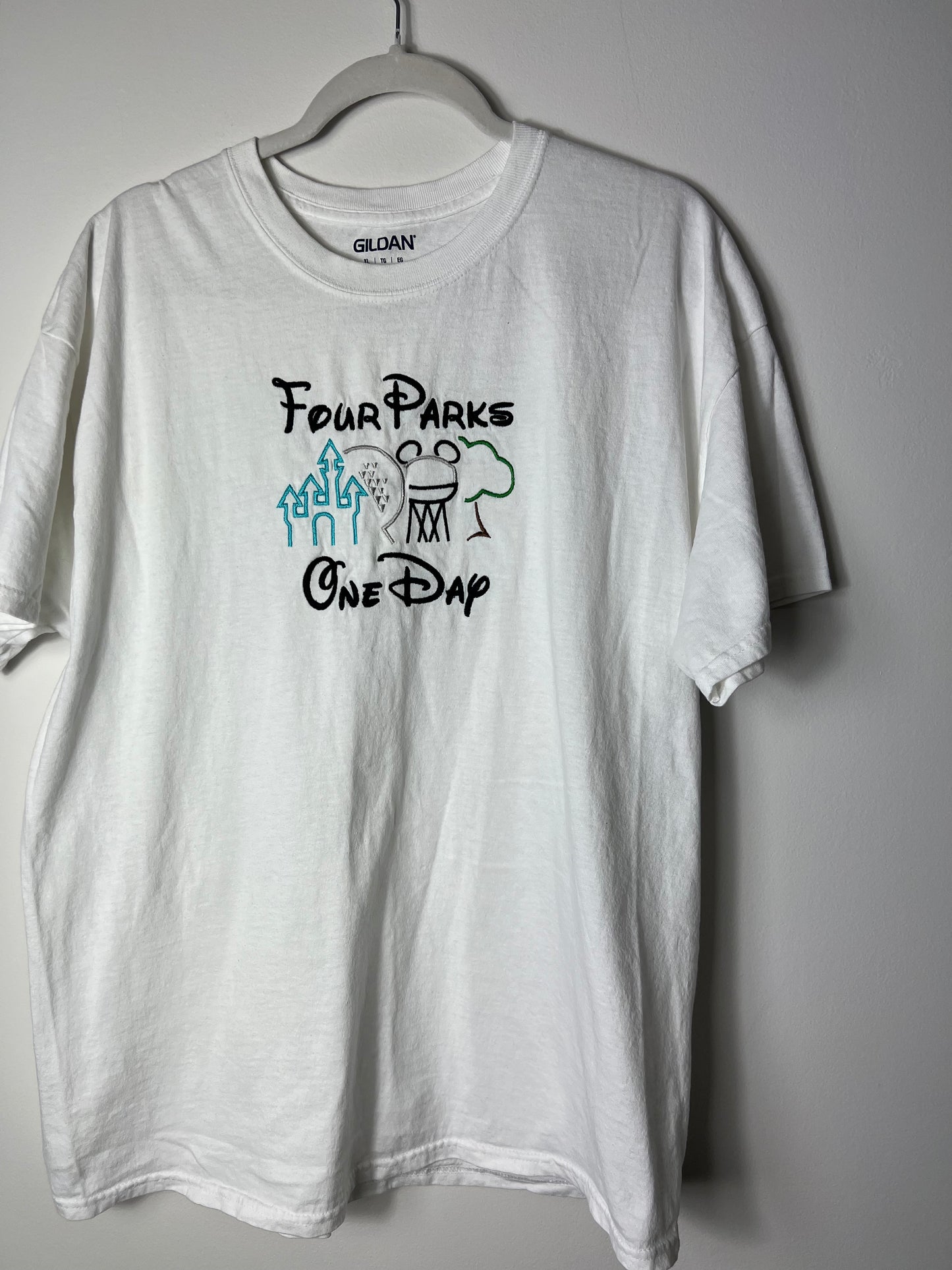 DISNEY IS CALLING EMBROIDERED TSHIRT