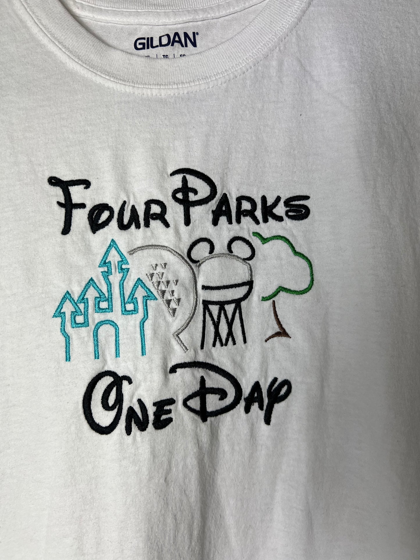 DISNEY IS CALLING EMBROIDERED TSHIRT
