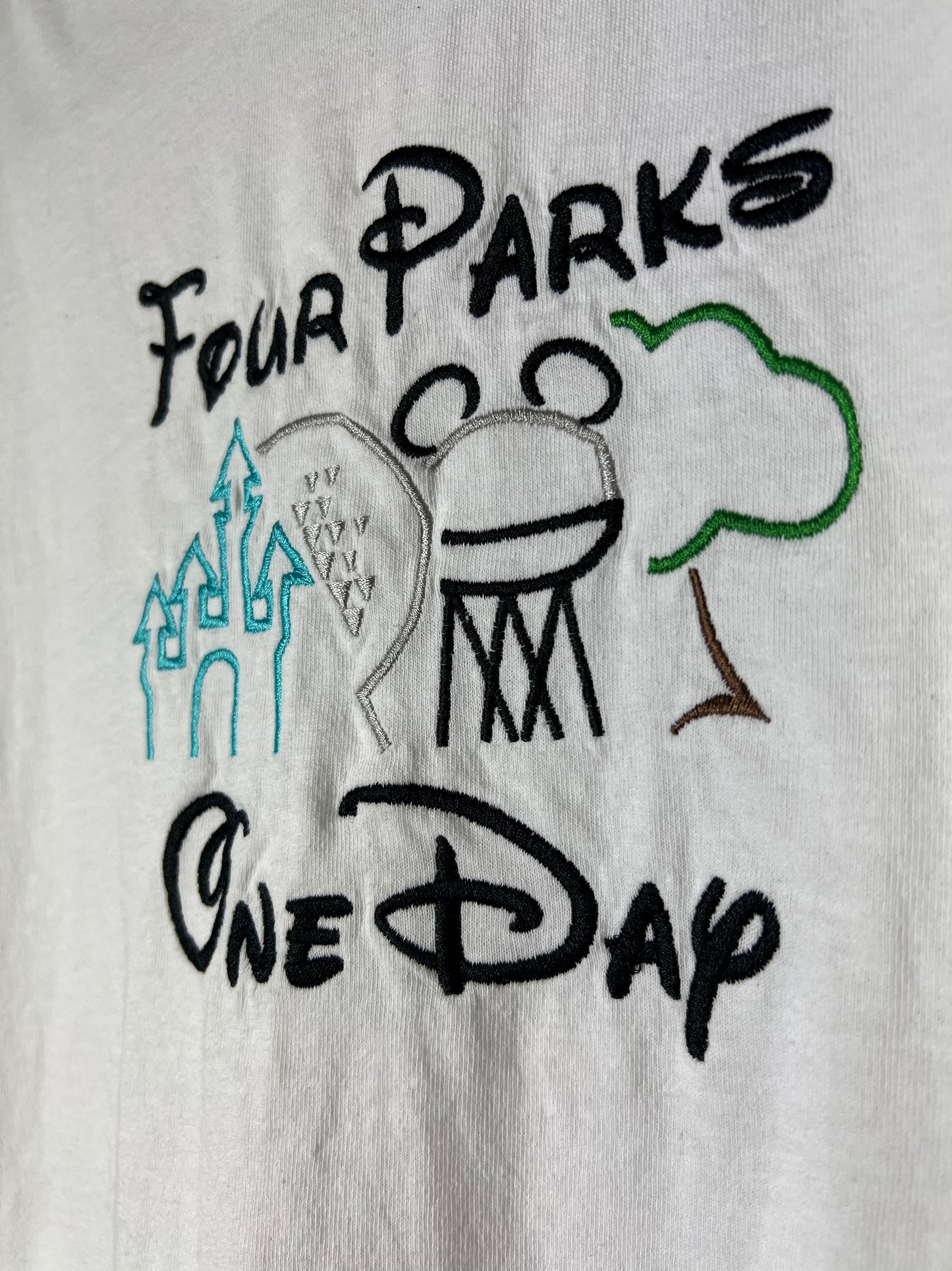 DISNEY IS CALLING EMBROIDERED TSHIRT