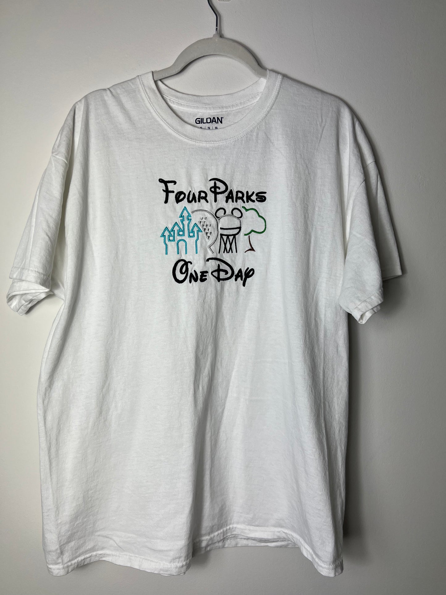 DISNEY IS CALLING EMBROIDERED TSHIRT