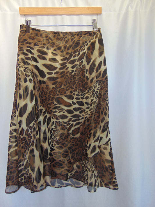CHEETAH/LEOPARD SLIP SKIRT