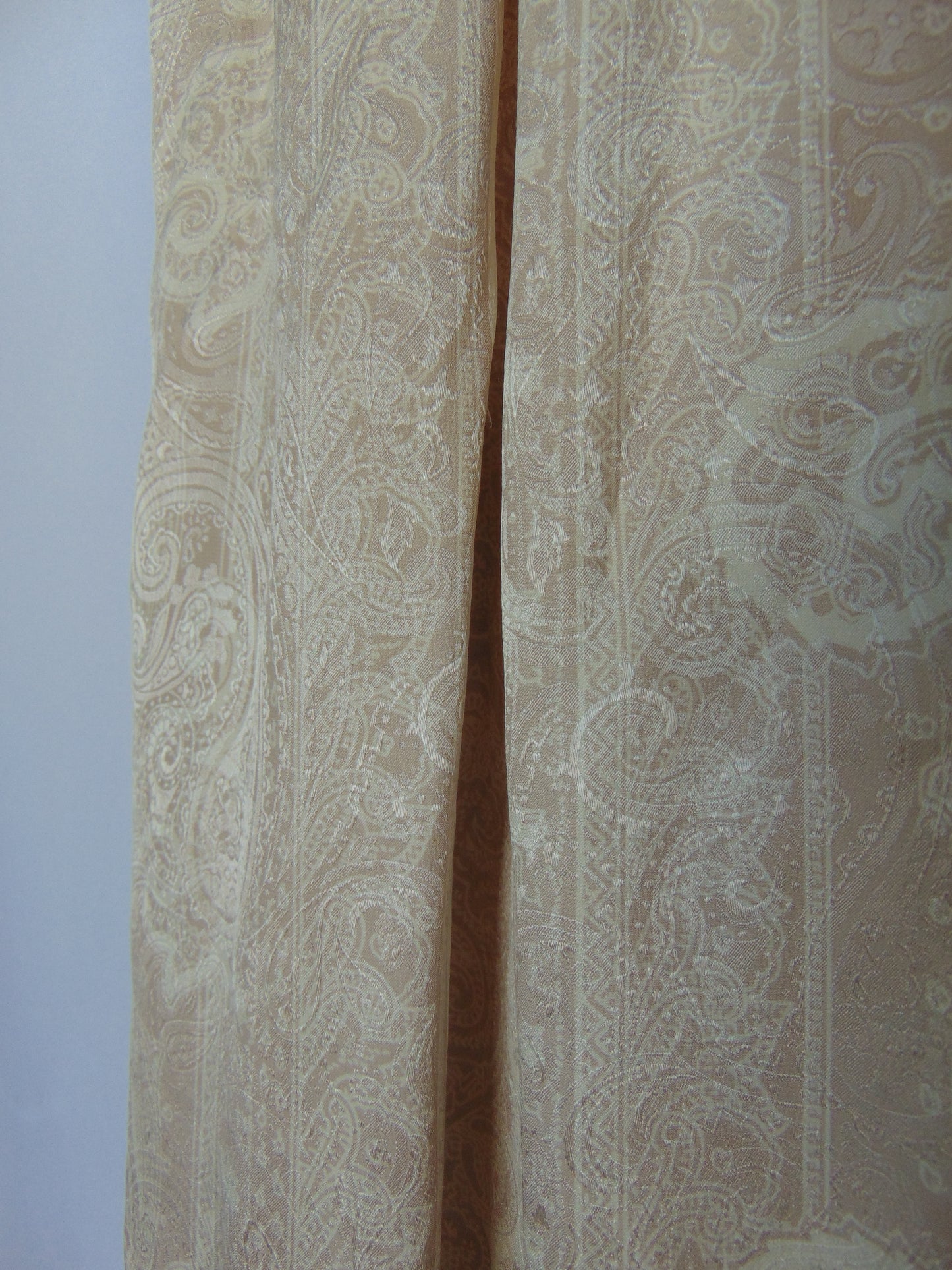 GENUINE SILK PAISLEY SLIP SKIRT