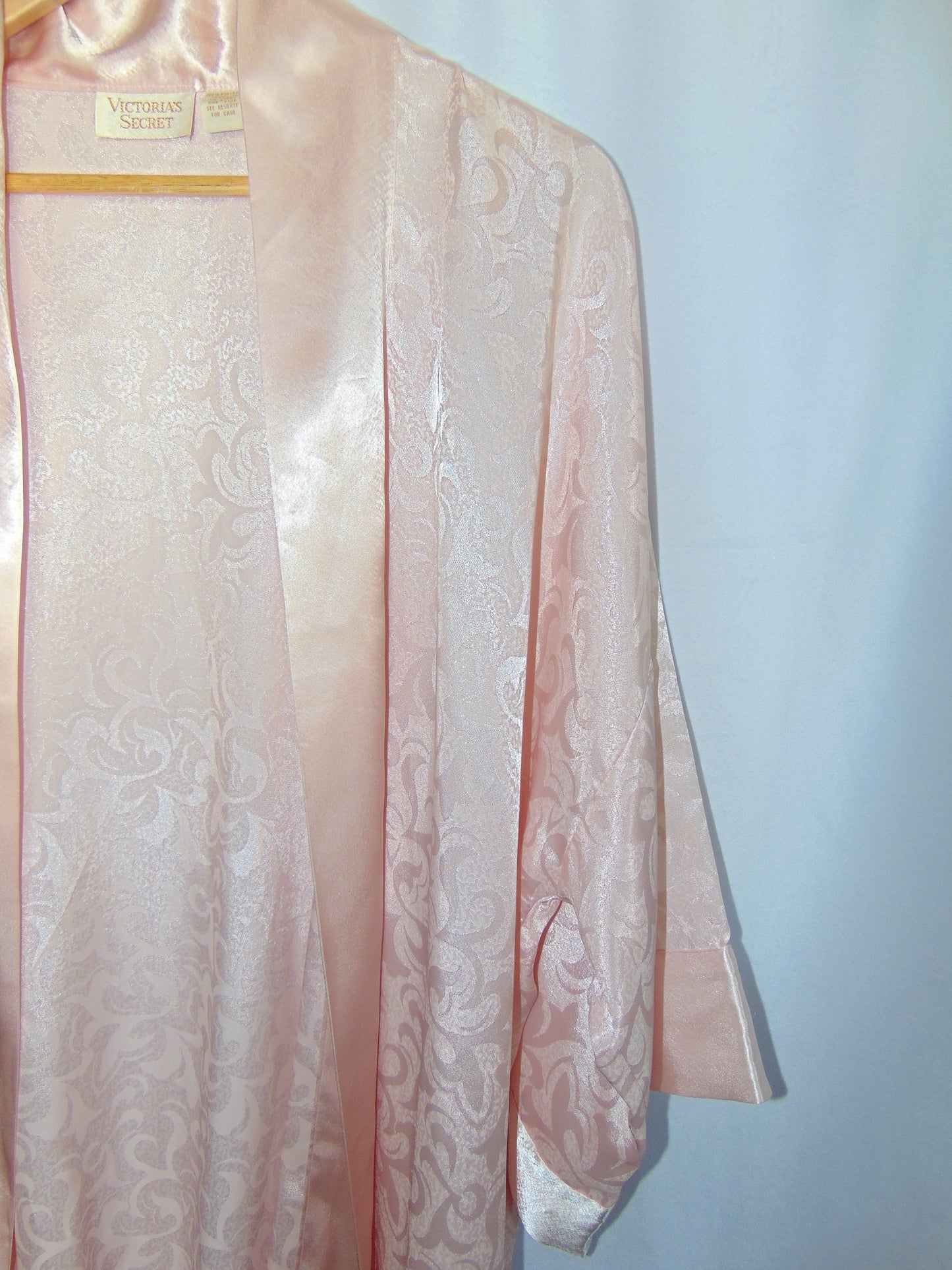 VINTAGE GOLD LABEL VICTORIA'S SECRET SILK ROBE