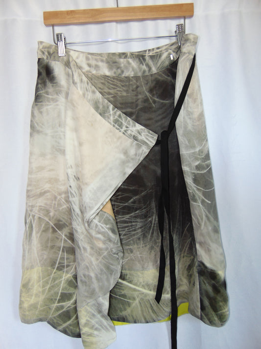 VERA WANG WRAP SKIRT