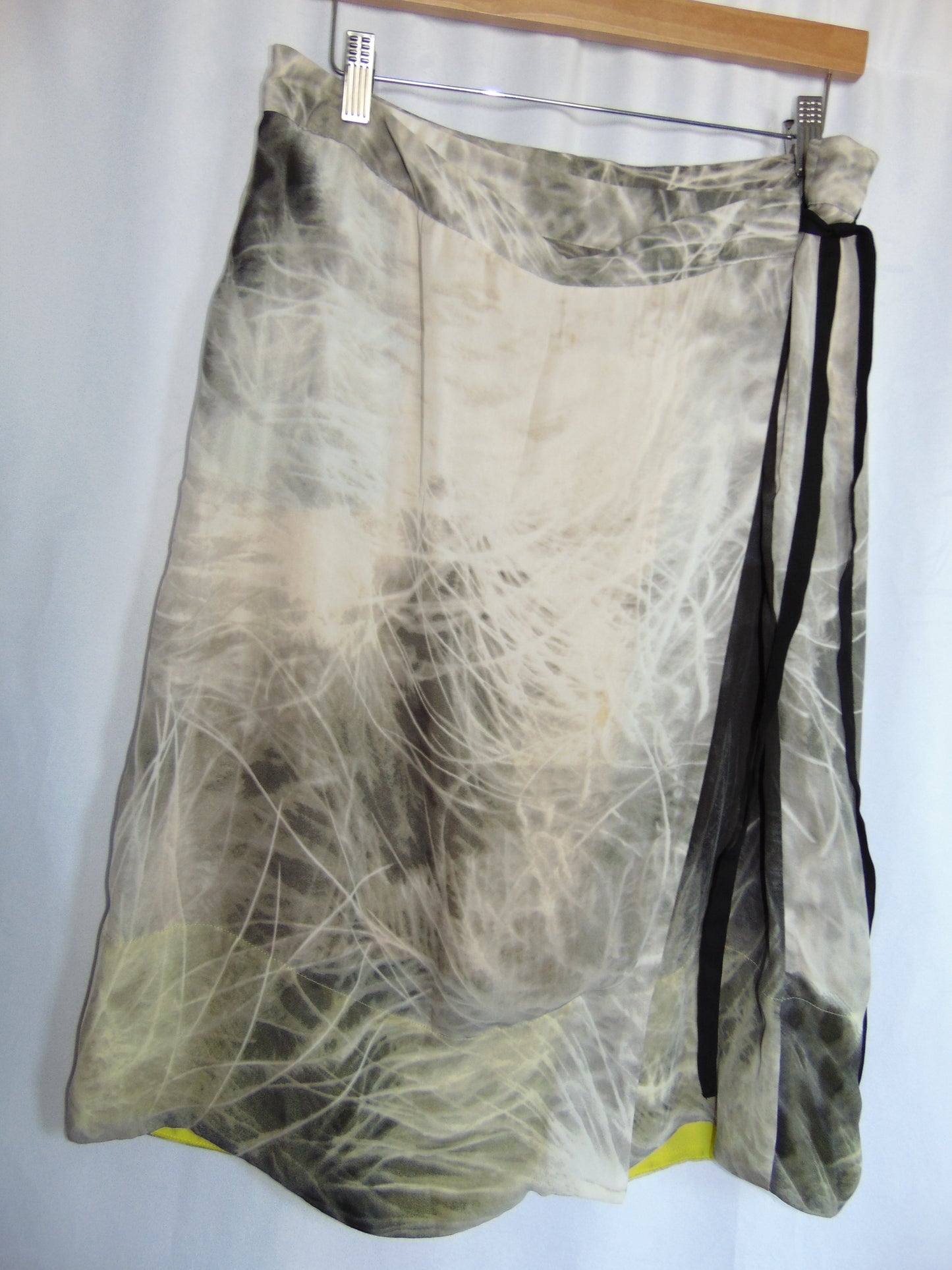 VERA WANG WRAP SKIRT
