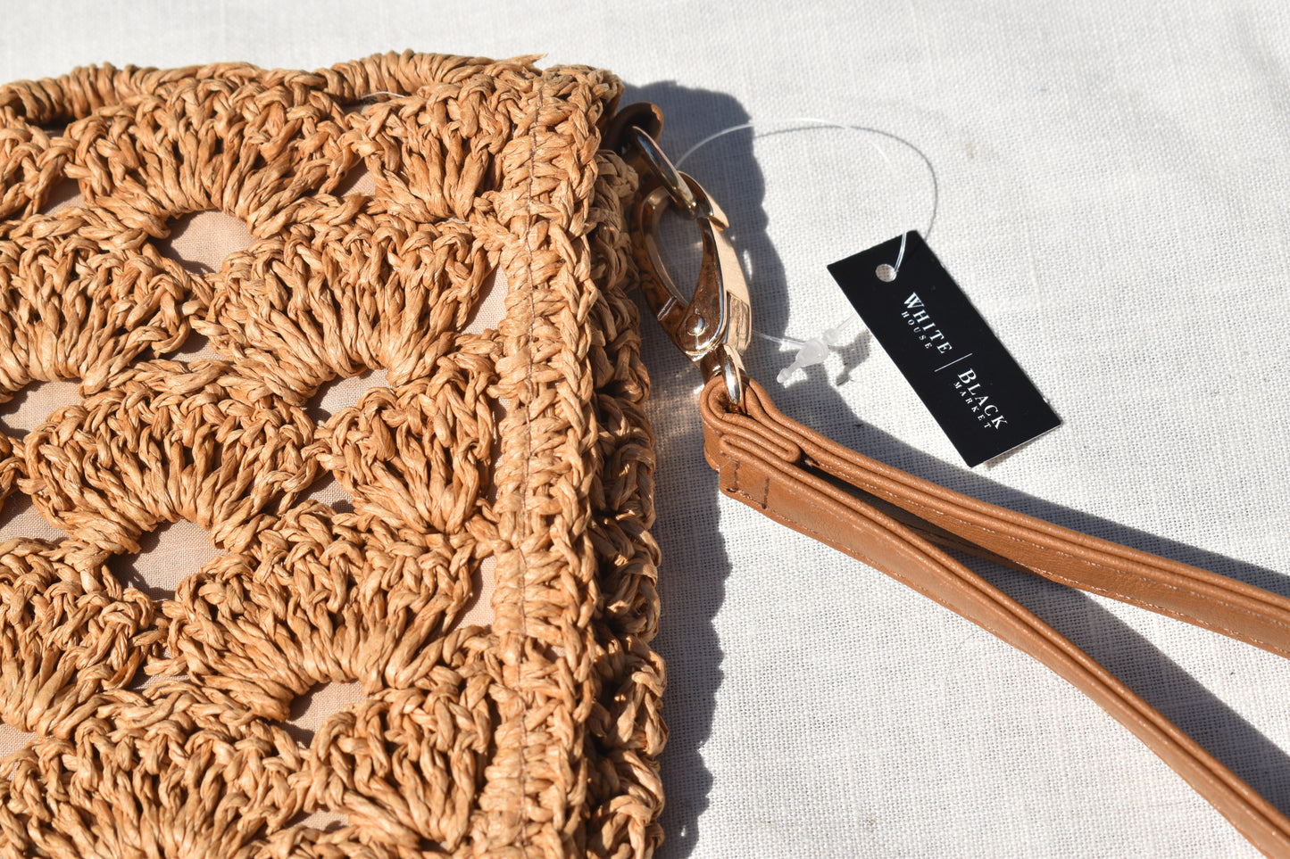 RATTAN WRISTLET/CLUTCH