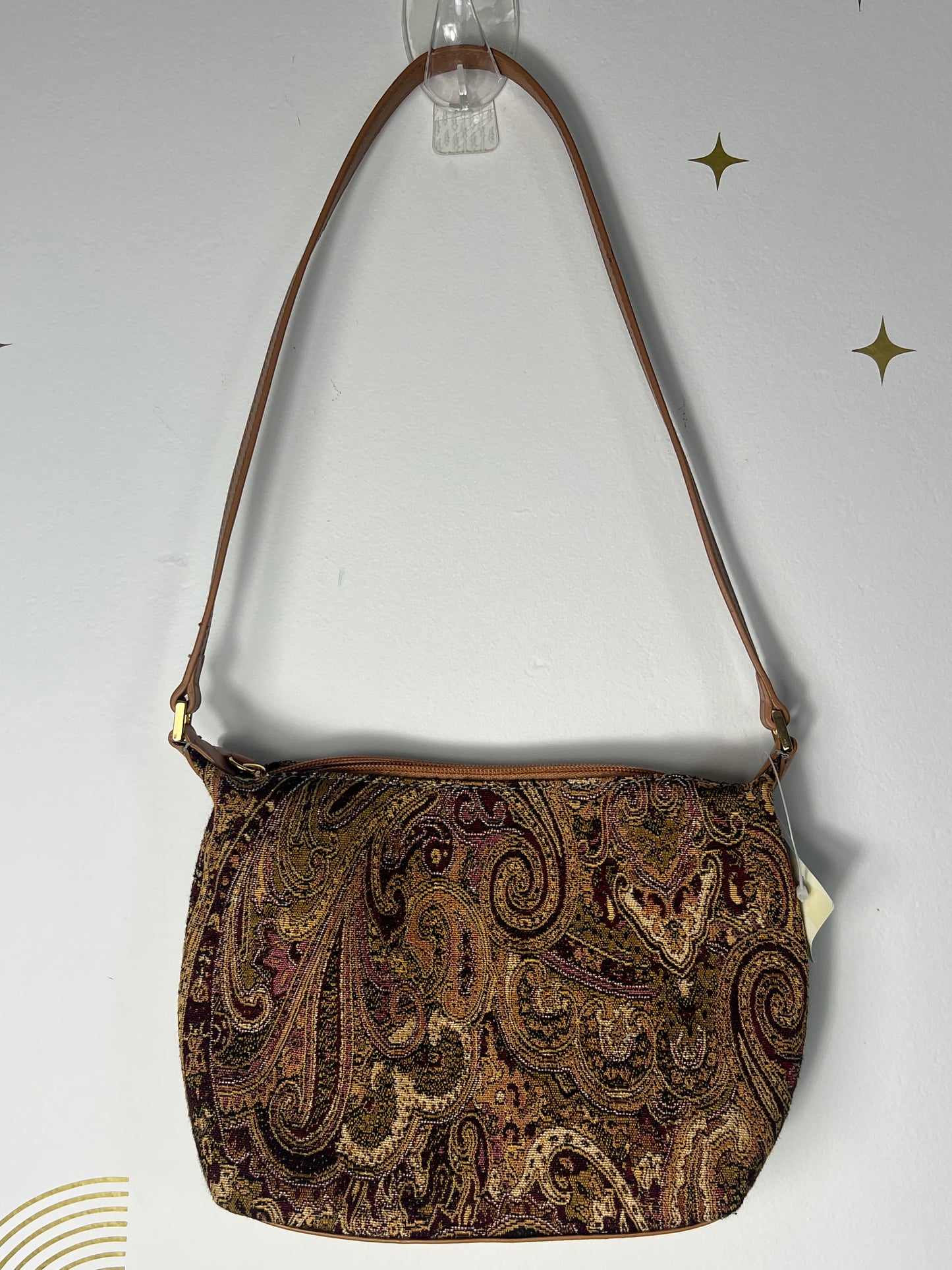 ETIENNE AIGNER PAISLEY SHOULDER BAG