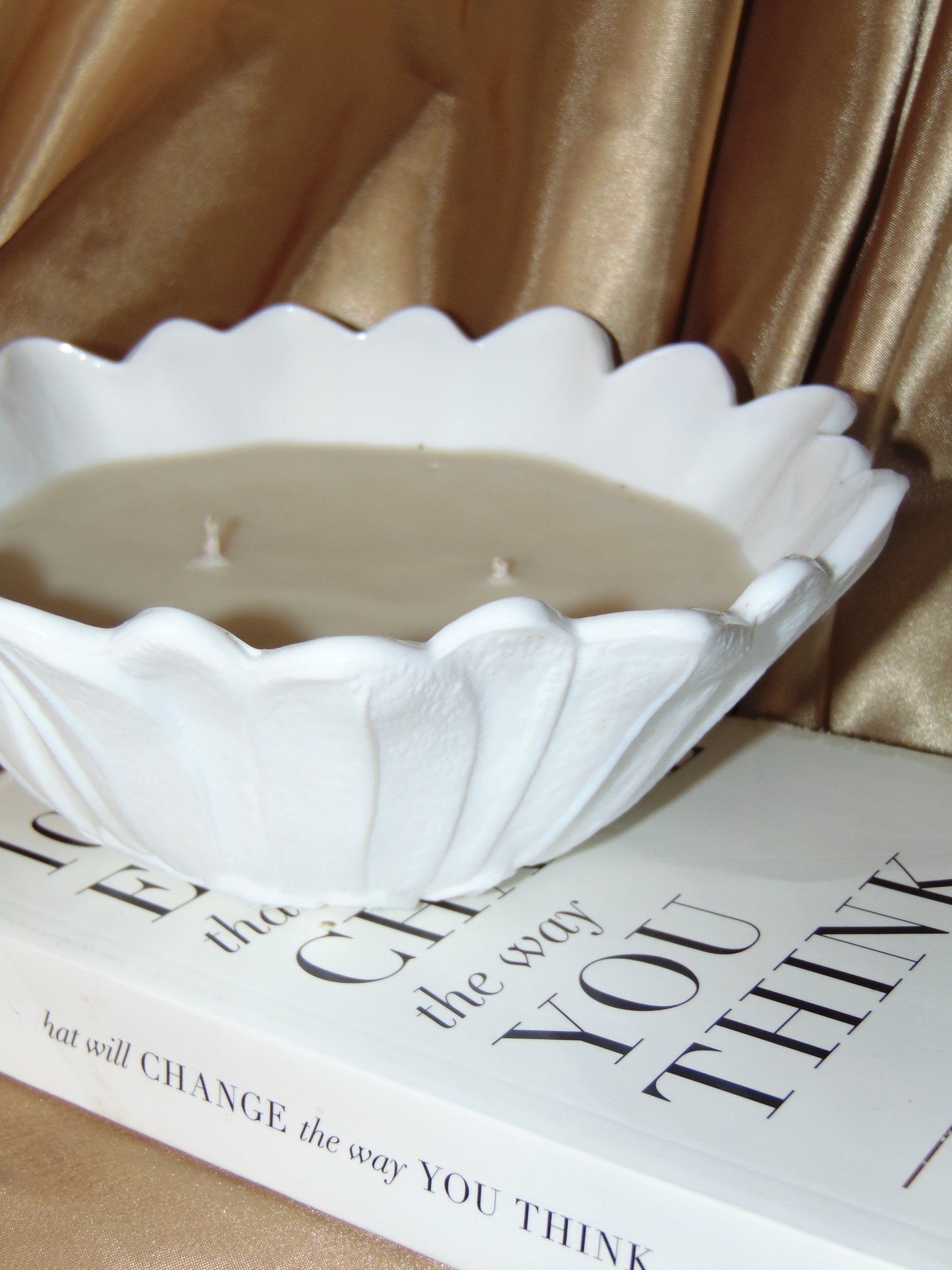 1950's Vintage Indiana Glass Lily Pons Milk Glass Flower - Frankincense + Myrrh