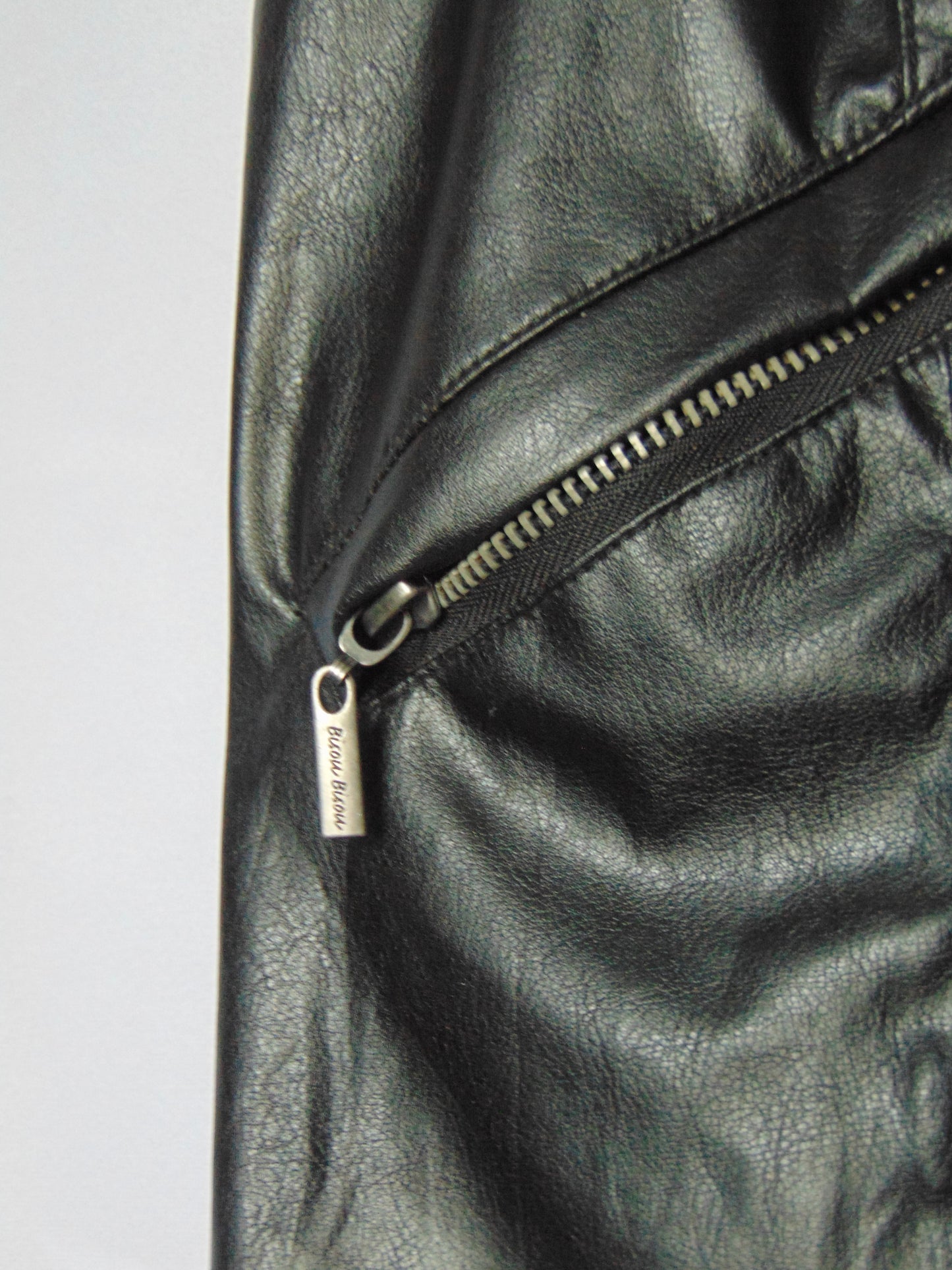 FAUX LEATHER VEST
