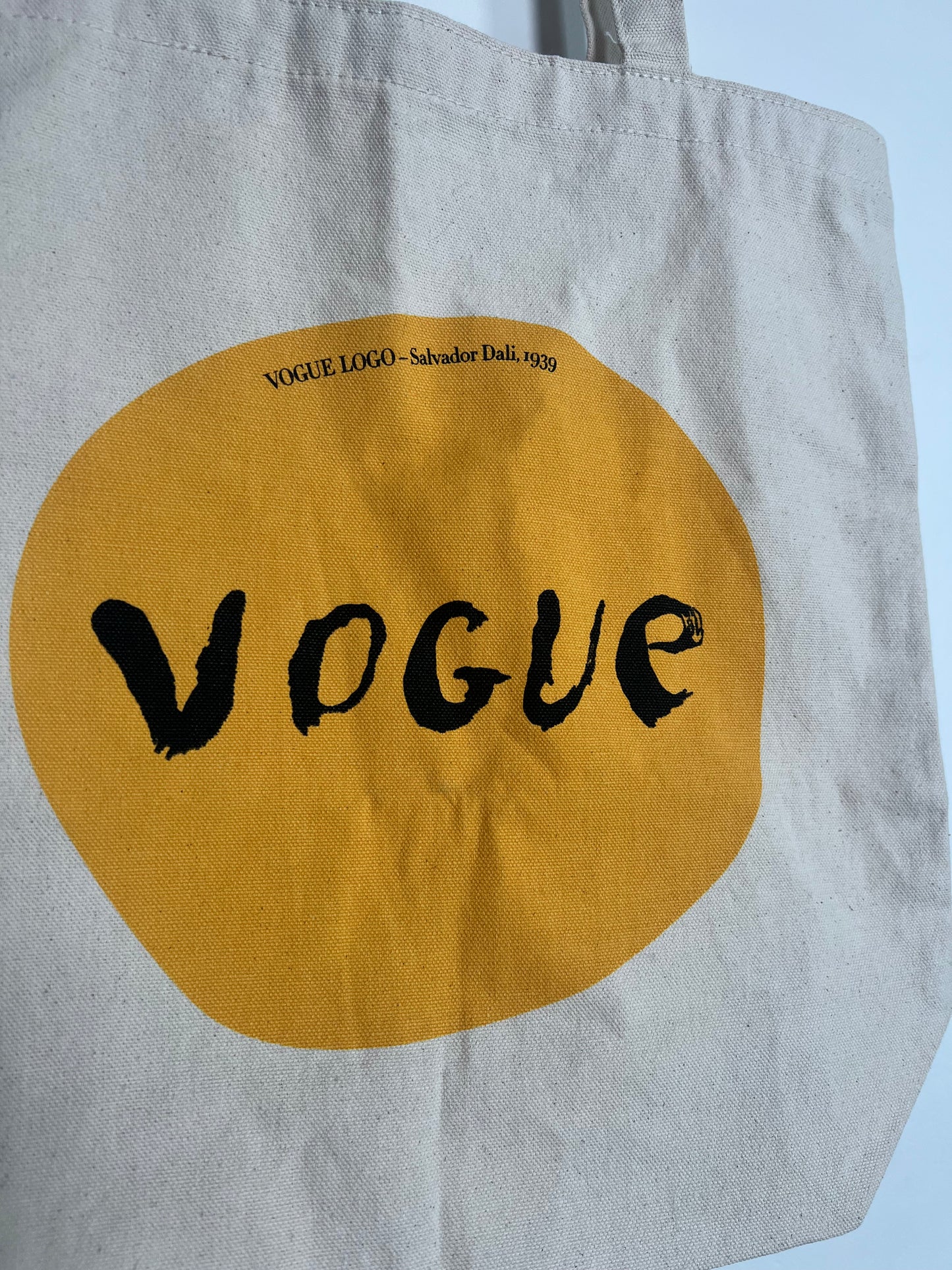 SALVADOR DALI VOGUE LOGO/NEW BEGINNINGS TOTE