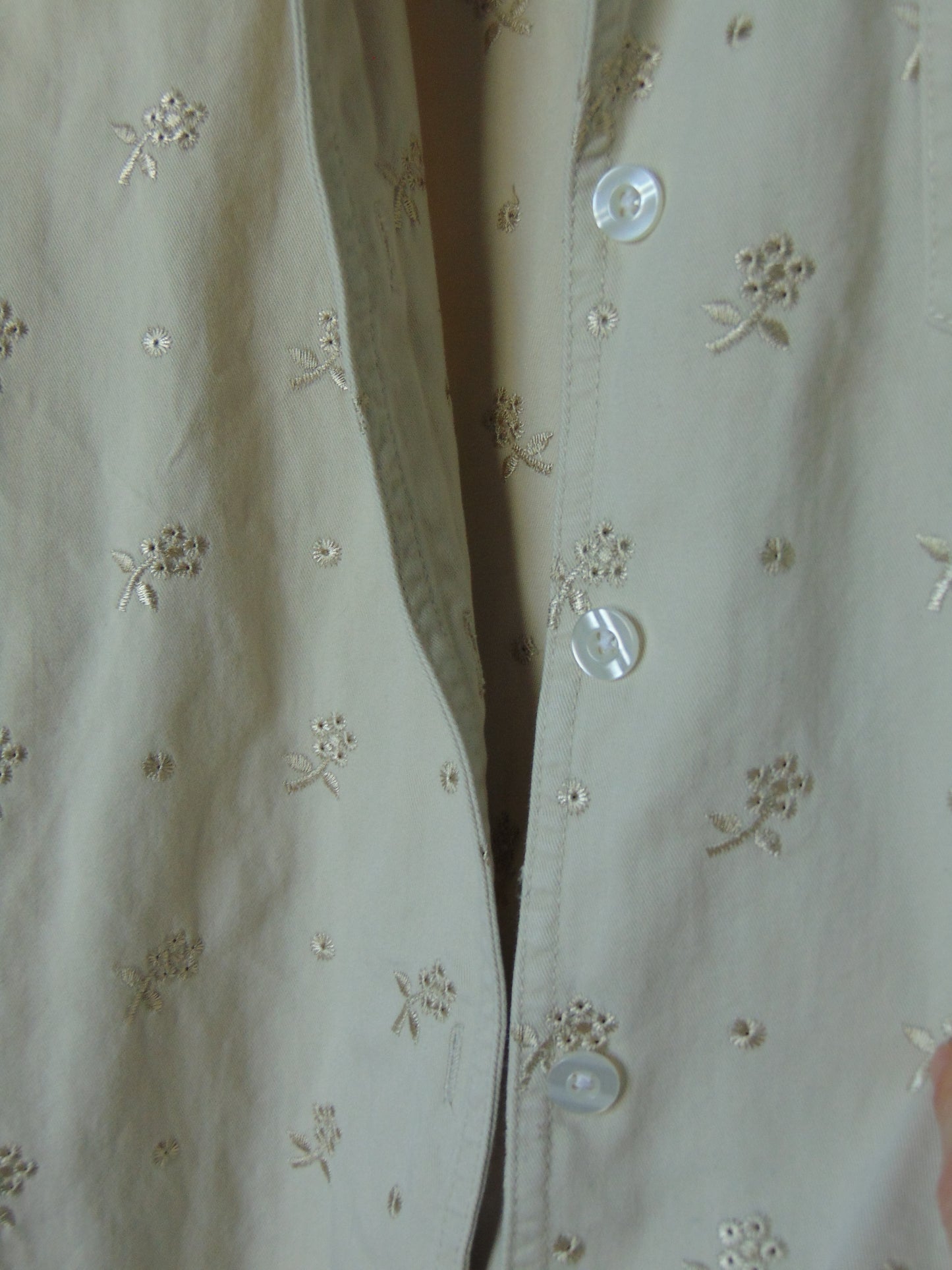 MONOCHROME EMBROIDERED SHACKET