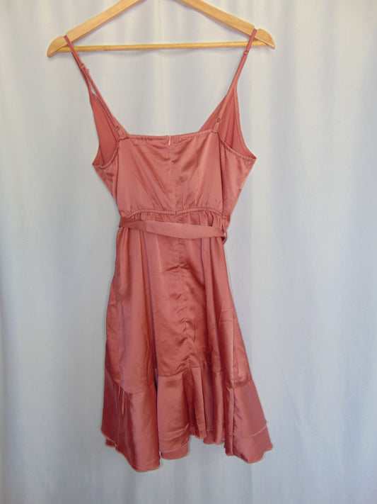 Faux Wrap Cocktail Dress