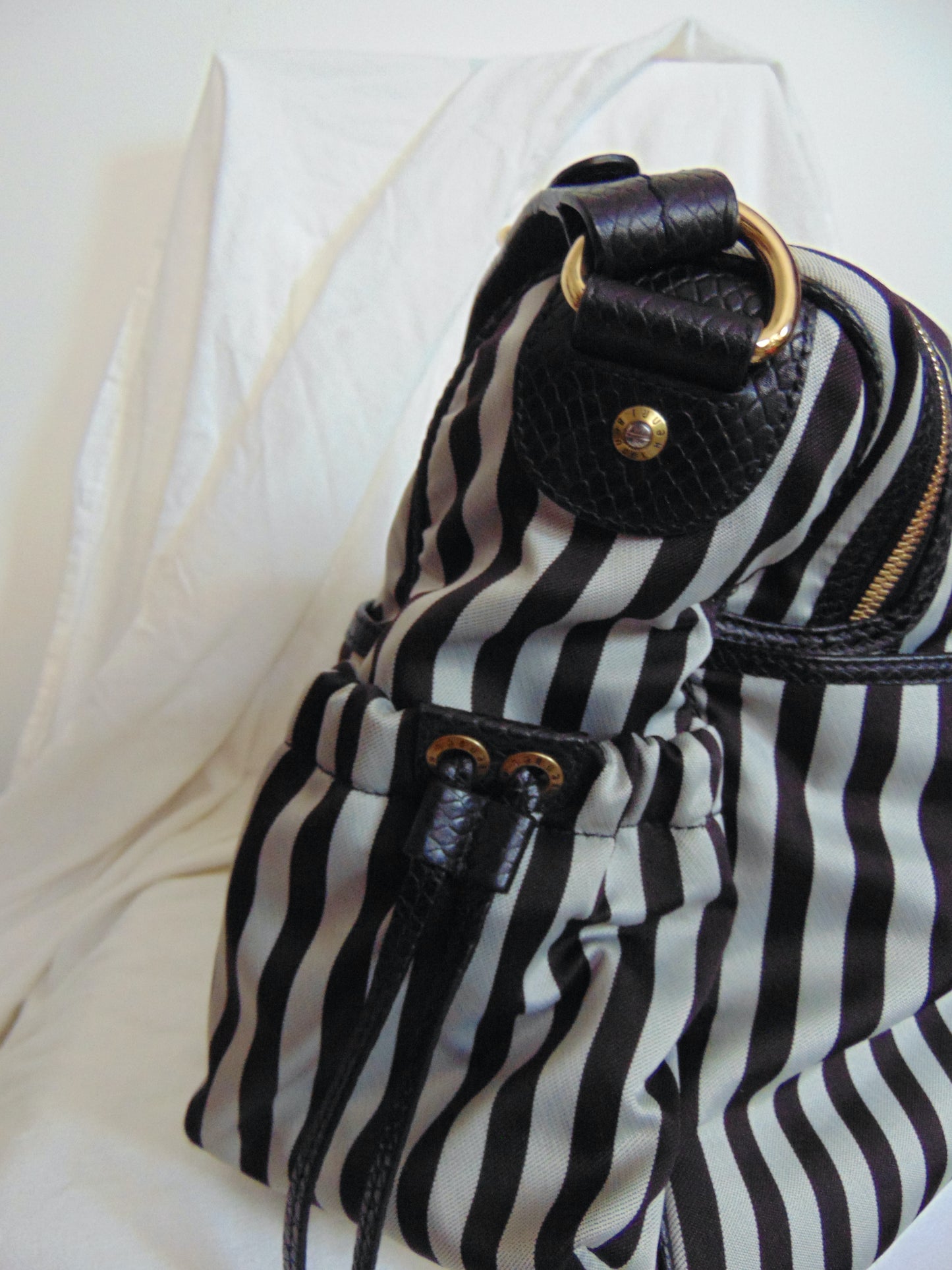 RARE HENRI BENDEL CENTENNIAL STRIPE DIAPER BAG