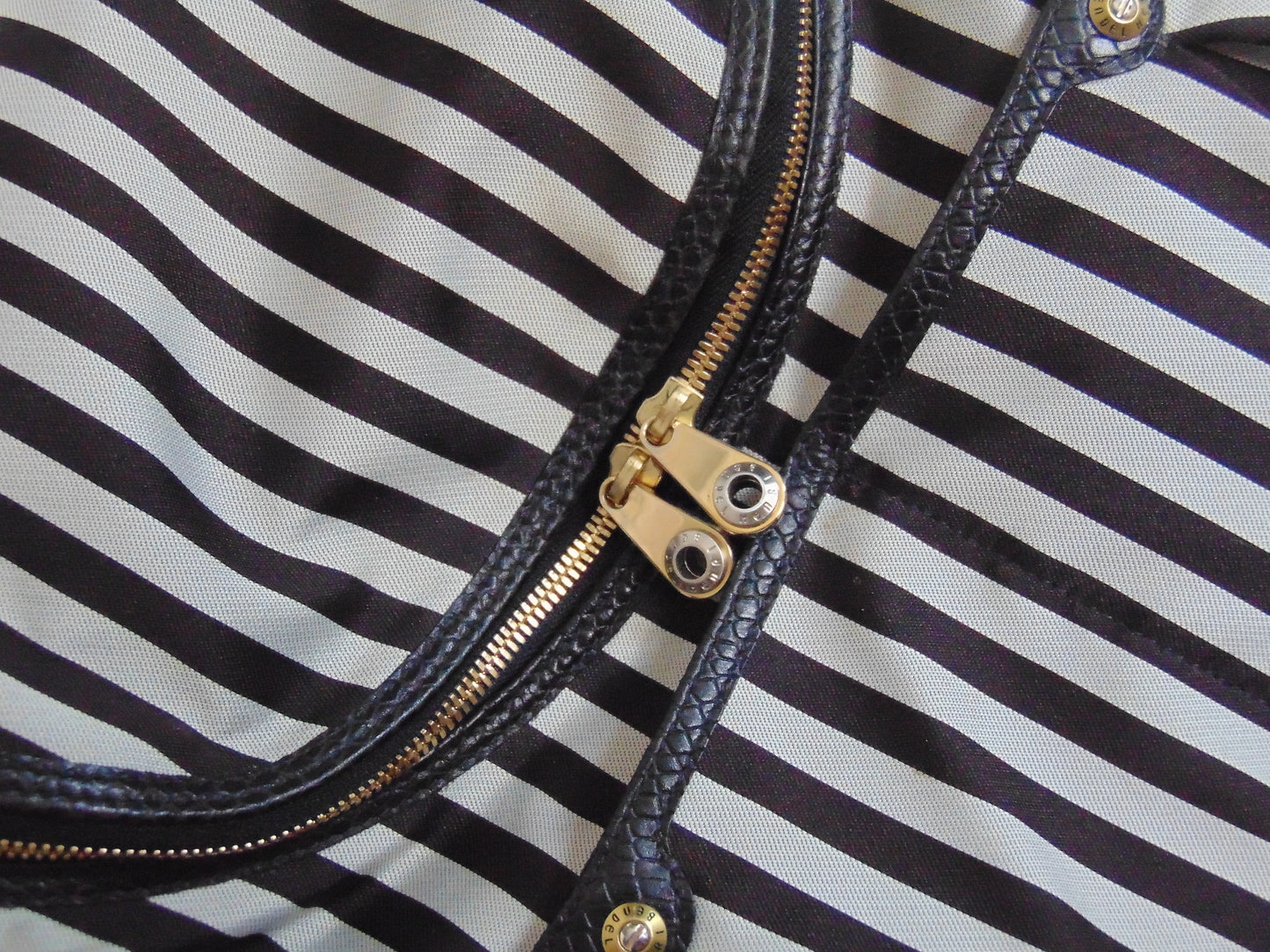 RARE HENRI BENDEL CENTENNIAL STRIPE DIAPER BAG