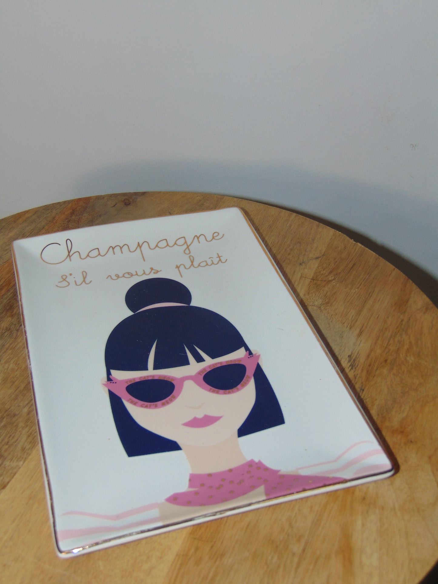 C'est La Vie! Paris Porcelain Tray