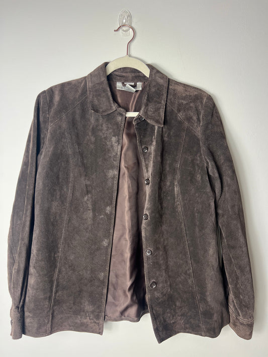 BROWN VINTAGE GENUINE LEATHER JACKET