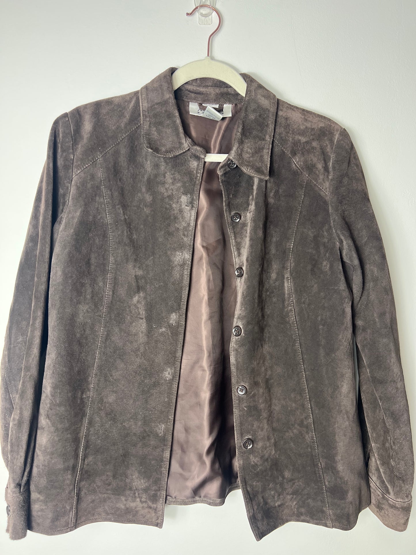 BROWN VINTAGE GENUINE LEATHER JACKET