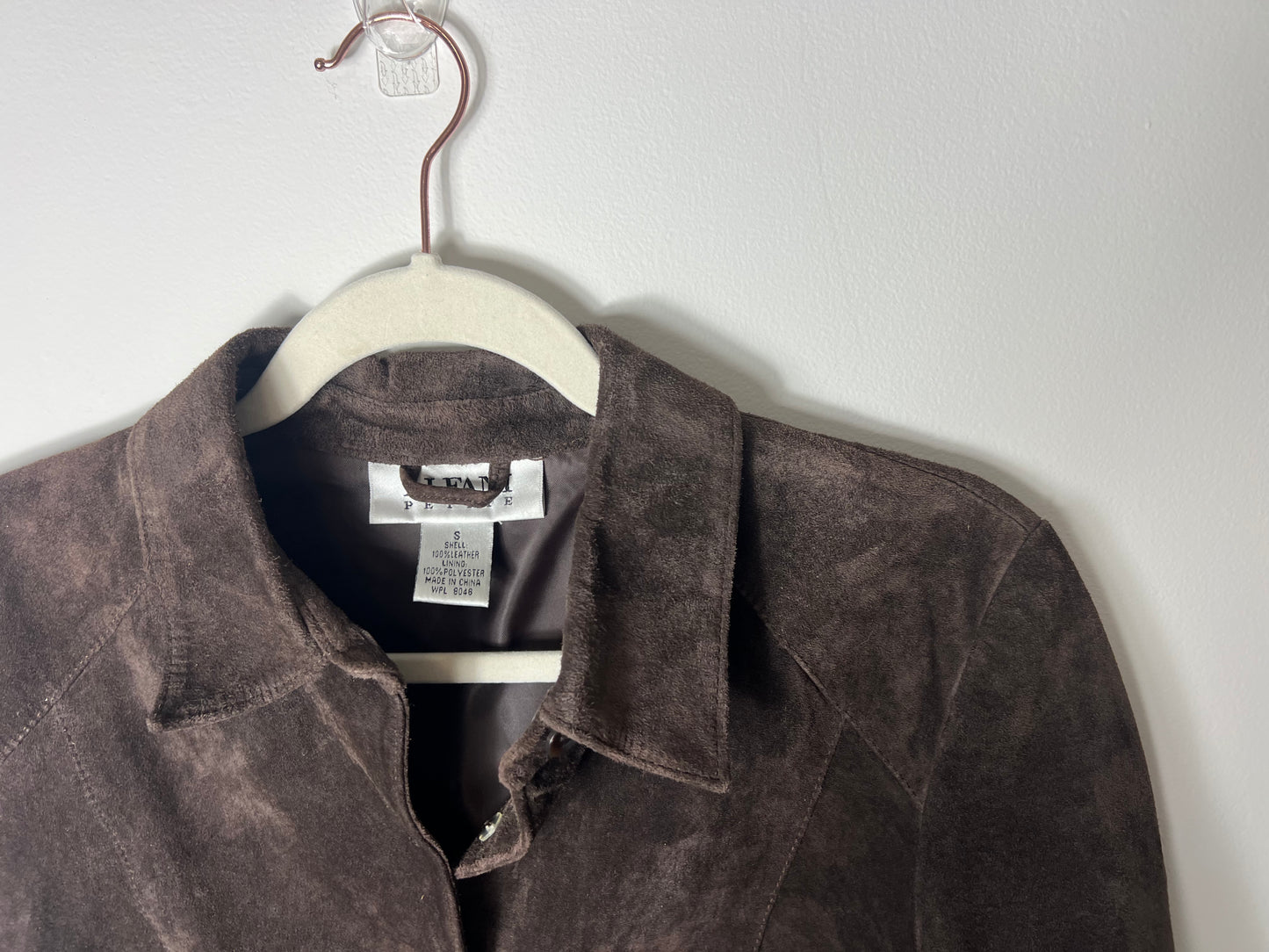 BROWN VINTAGE GENUINE LEATHER JACKET
