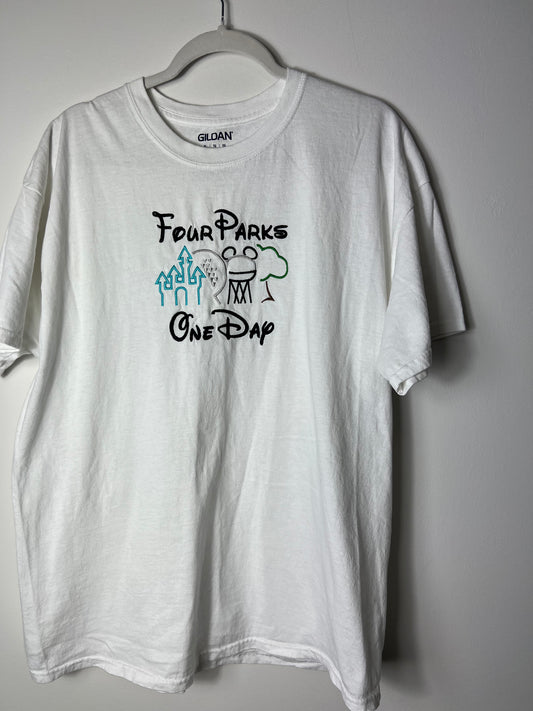 DISNEY IS CALLING EMBROIDERED TSHIRT