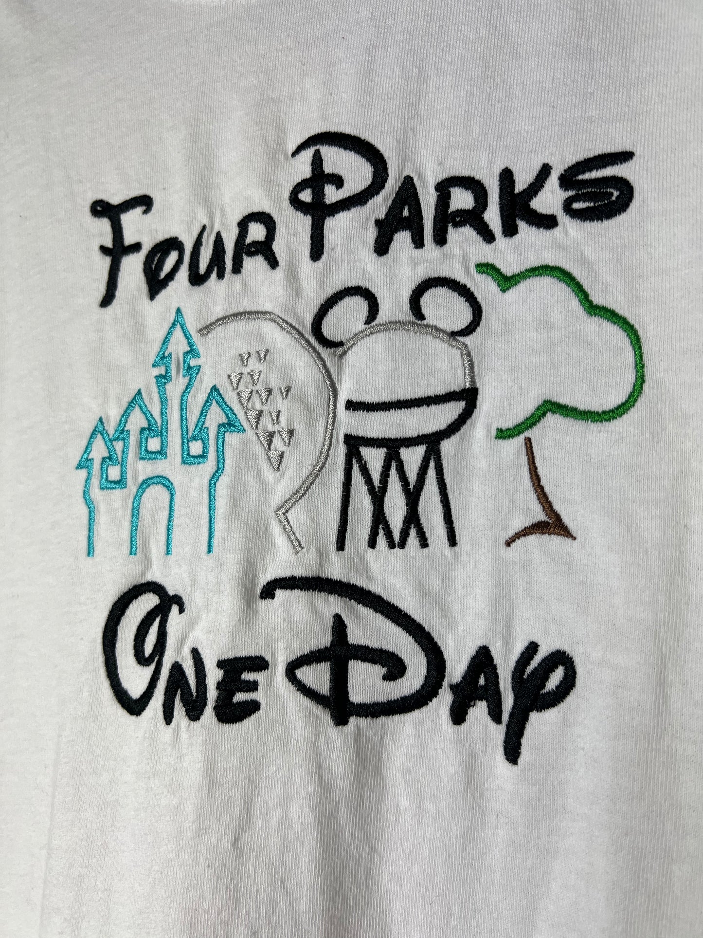 DISNEY IS CALLING EMBROIDERED TSHIRT