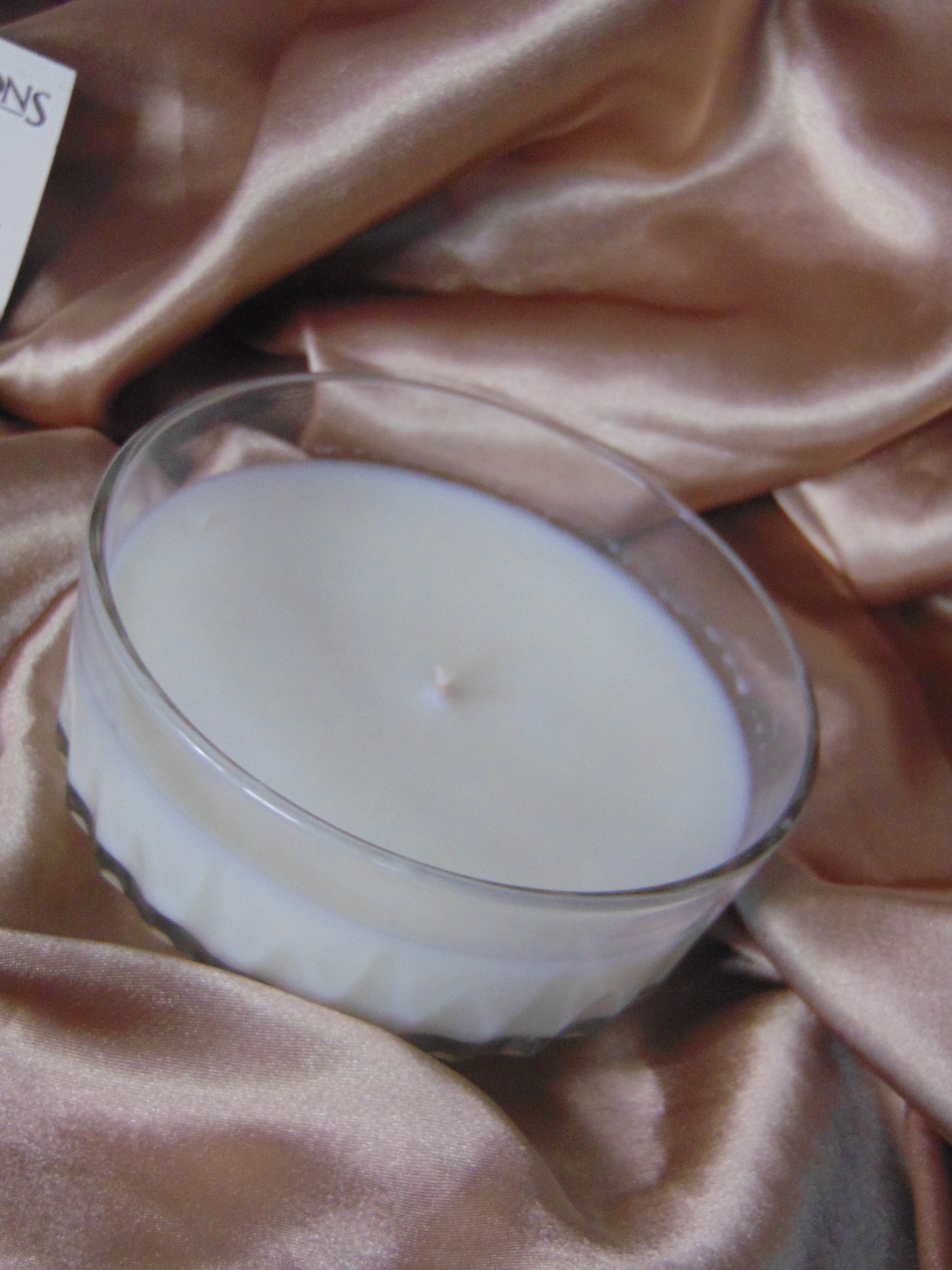 1970's Arcoroc France Diamant Sunburst Glass - Lavender + Fresh Herbs